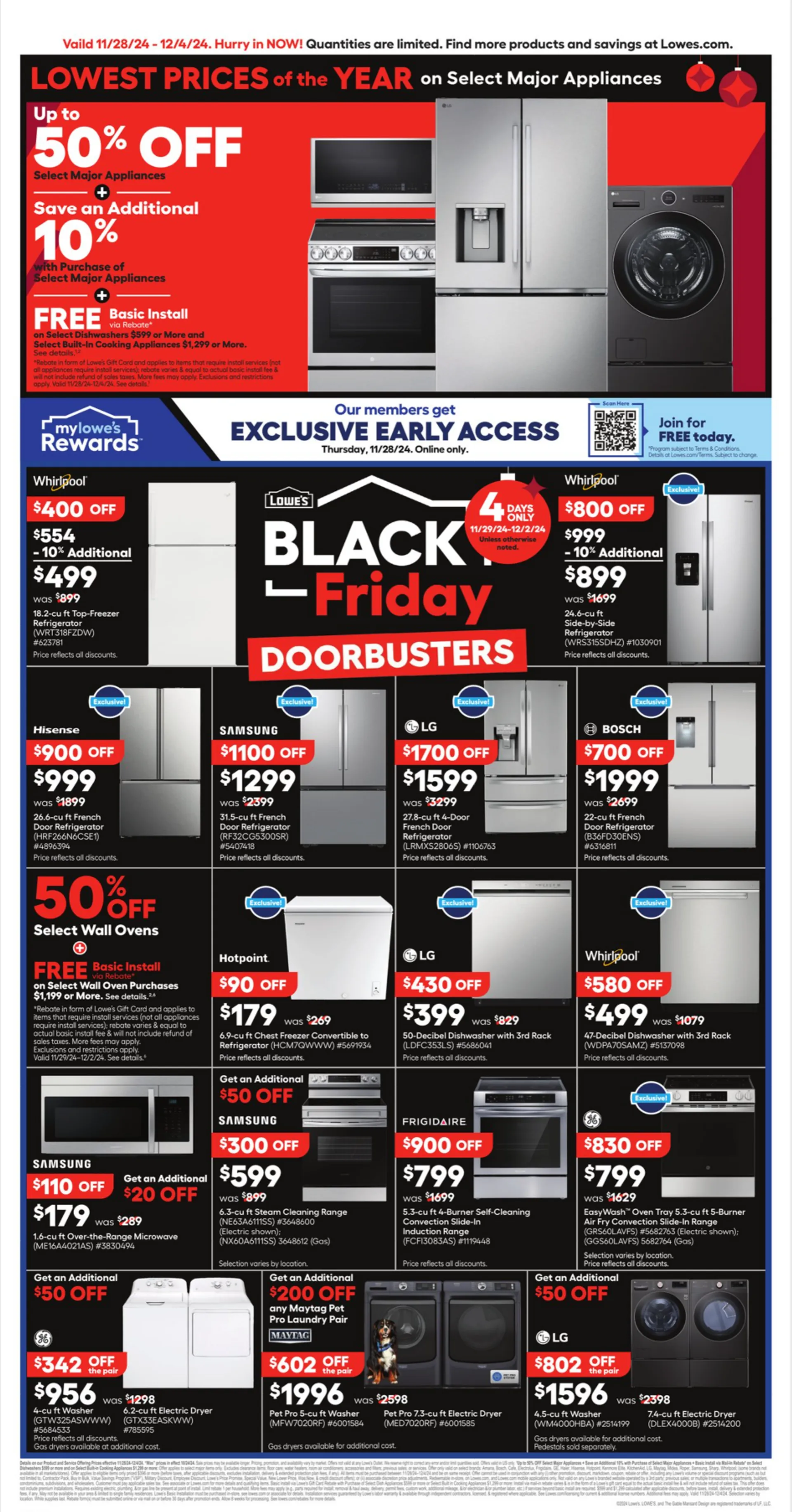 Weekly ad Lowe's Black Friday Deals from November 28 to December 4 2024 - Page 5