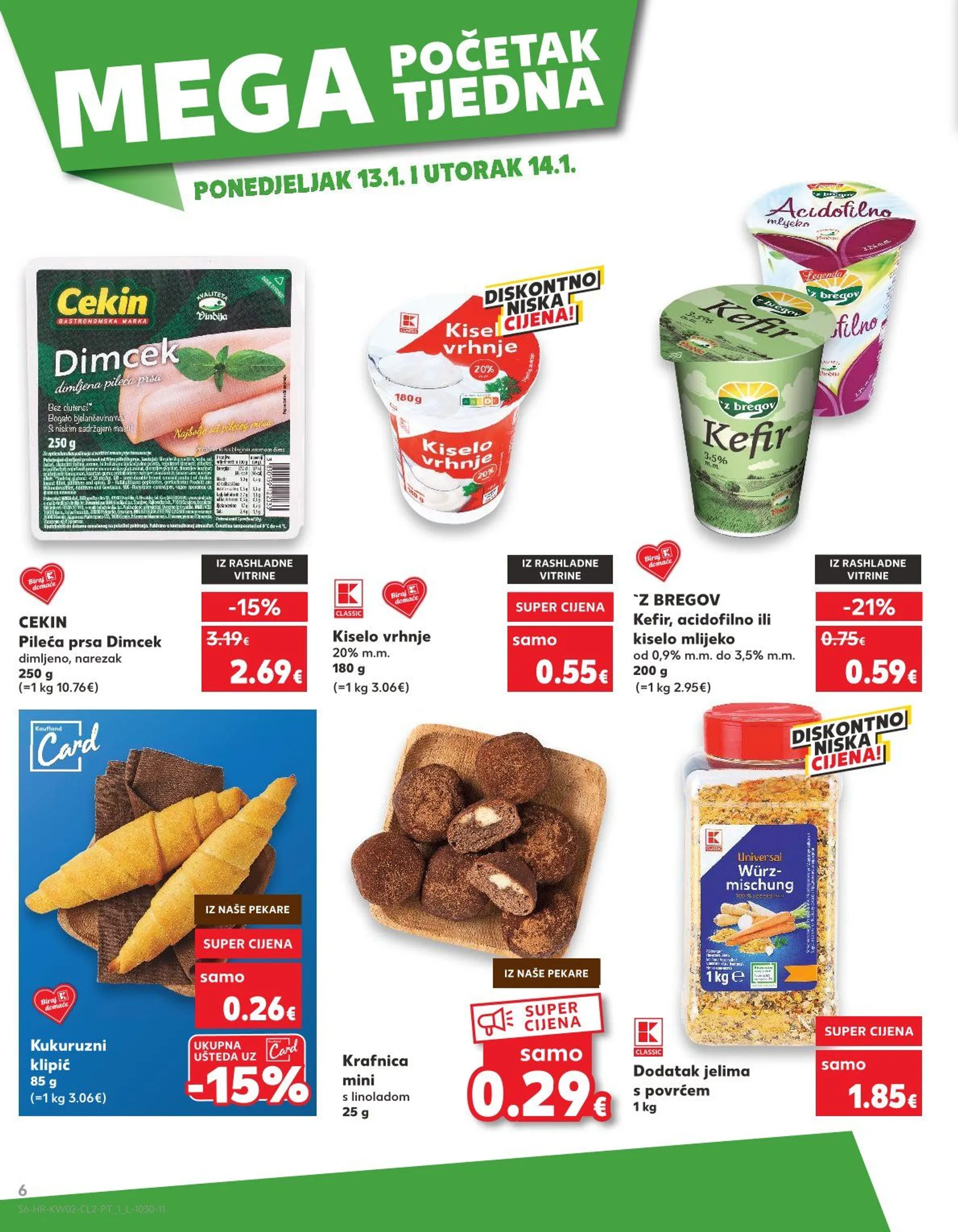 Katalog Kaufland Posebna ponuda trgovine od 10. siječnja do 14. siječnja 2025. - Pregled Stranica 6