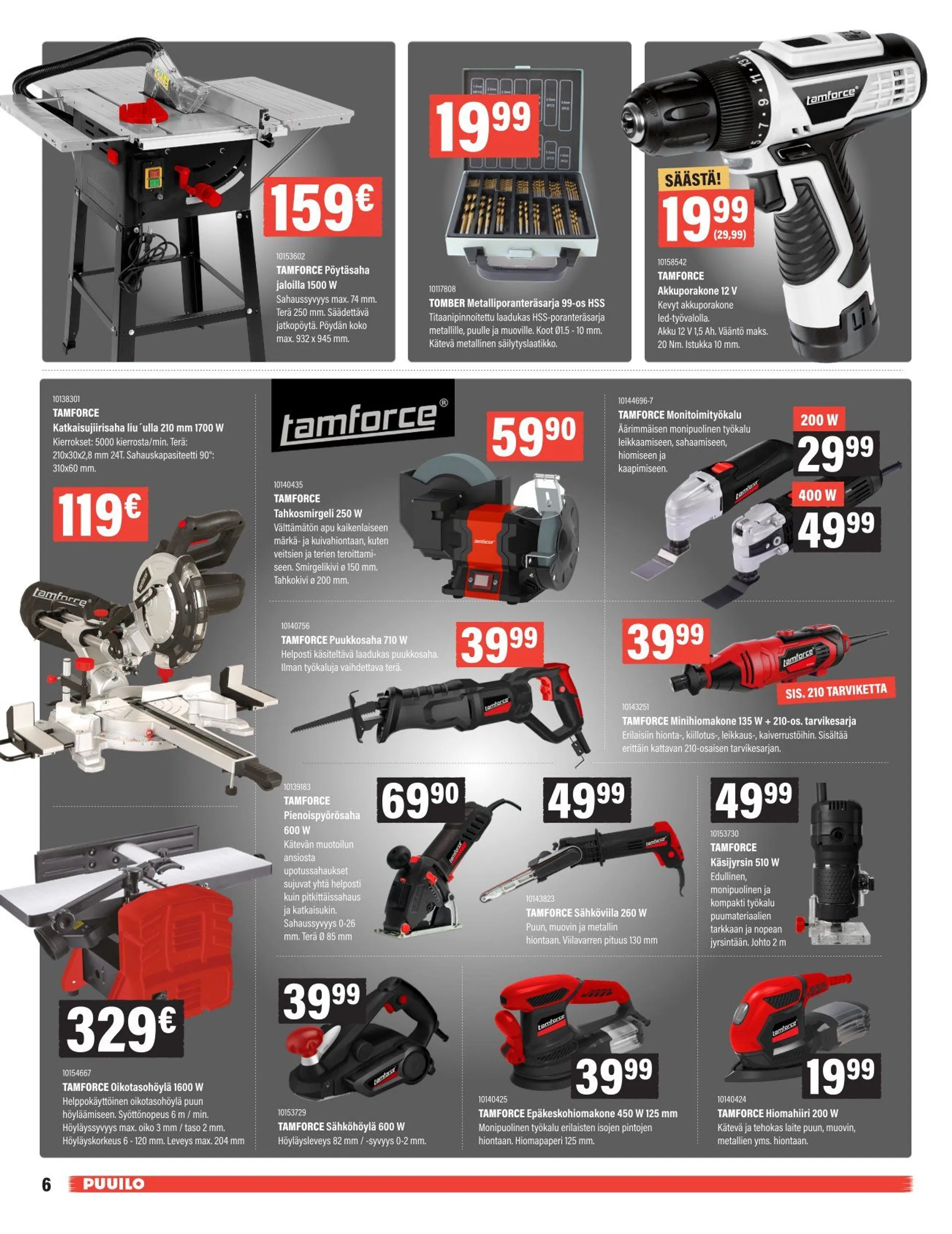 Puuilo Erikoistarjous voimassa alkaen 10. helmikuuta - 2. maaliskuuta 2025 - Tarjouslehti sivu 6