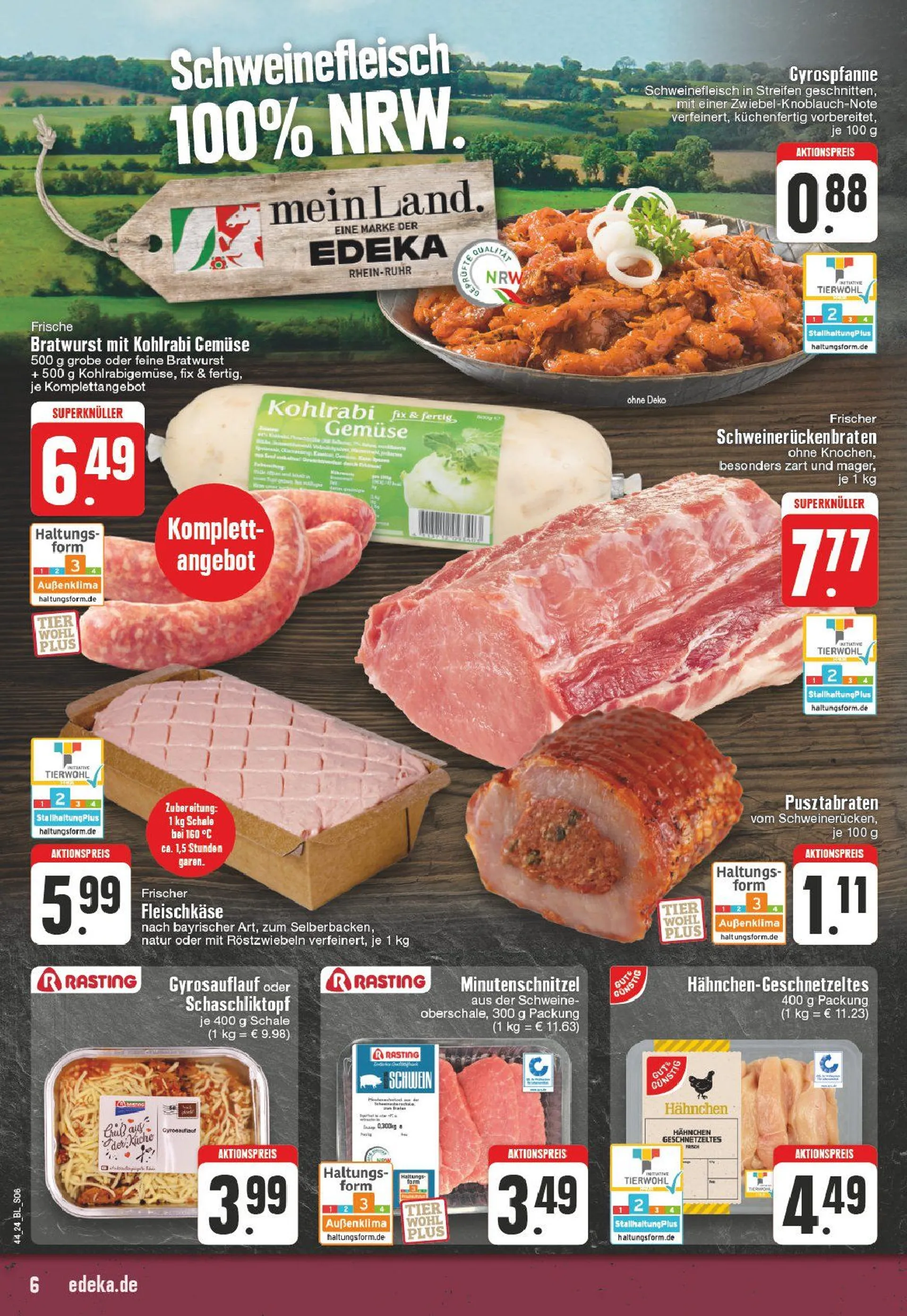 Edeka Prospekt von 28. Oktober bis 2. November 2024 - Prospekt seite 6