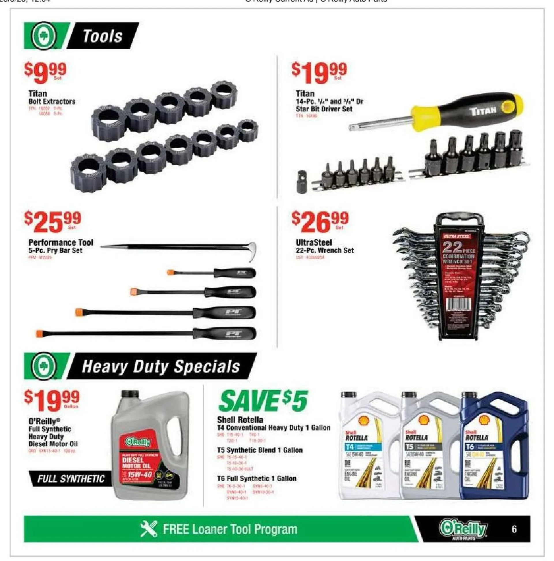 Weekly ad O'Reilly Auto Parts Deals from May 28 to June 24 2025 - Page 6
