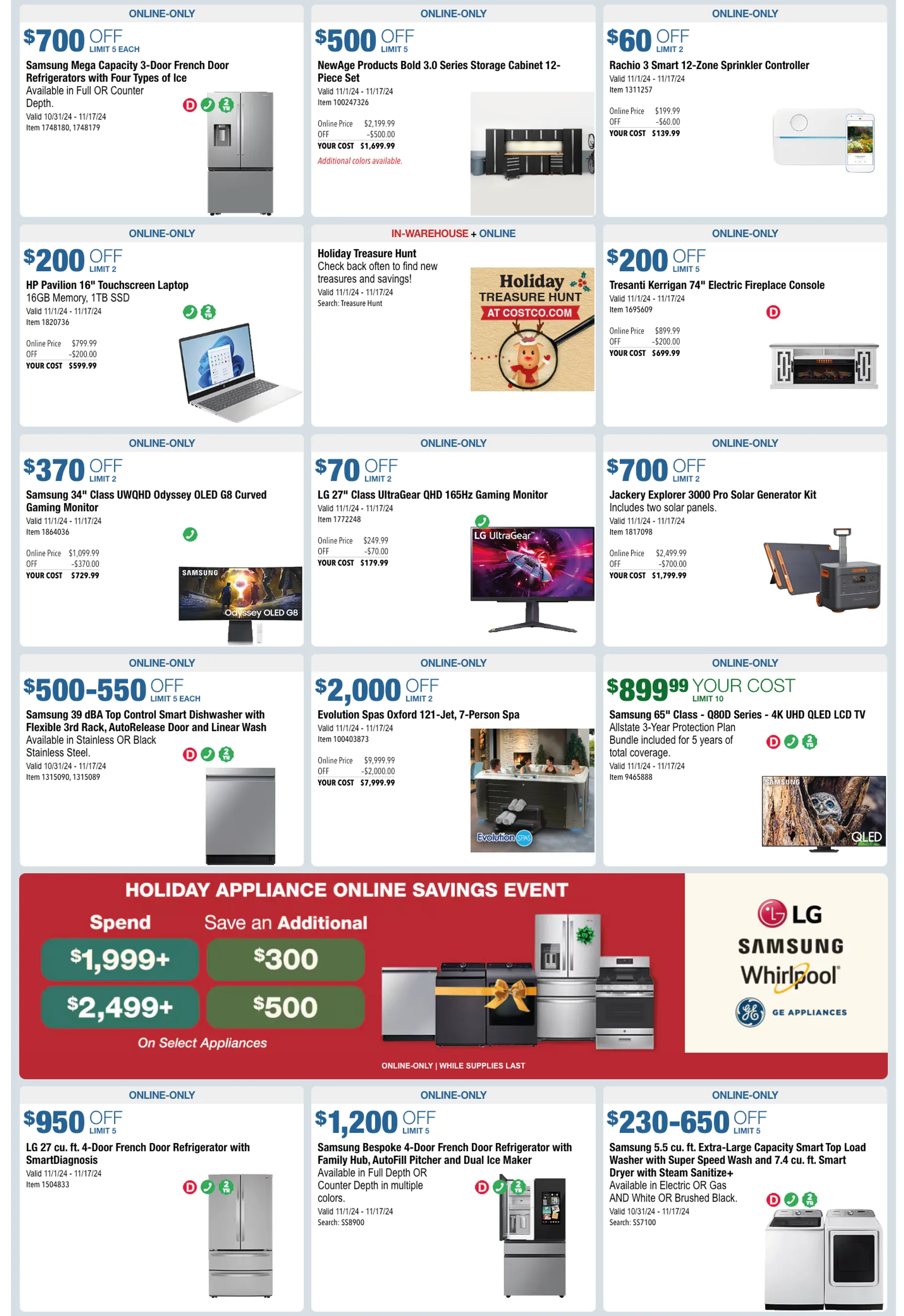 Weekly ad Costco Holiday Savings from November 1 to December 2 2024 - Page 5