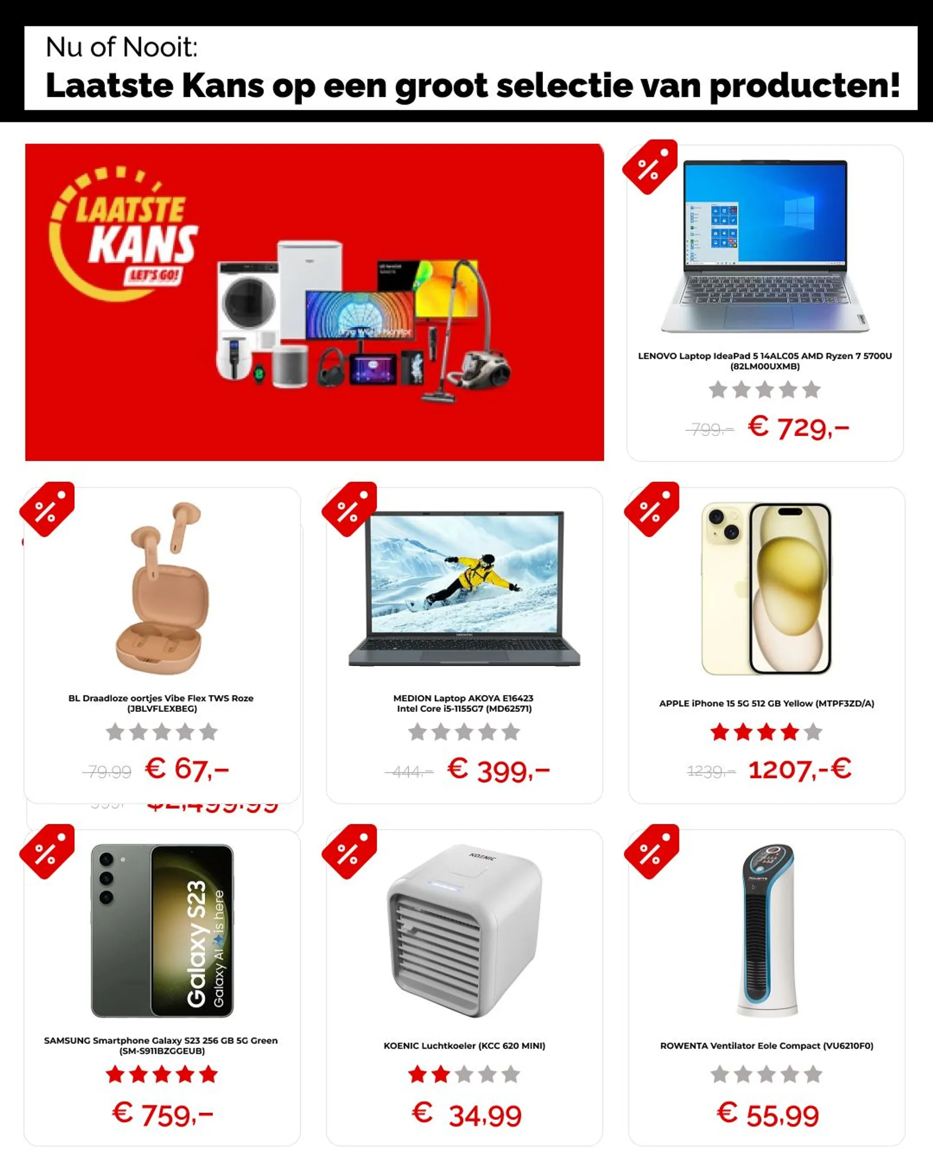 SPECIALE PROMOTIES VAN MEDIAMARKT van 14 juni tot 28 juni 2024 - folder pagina 5