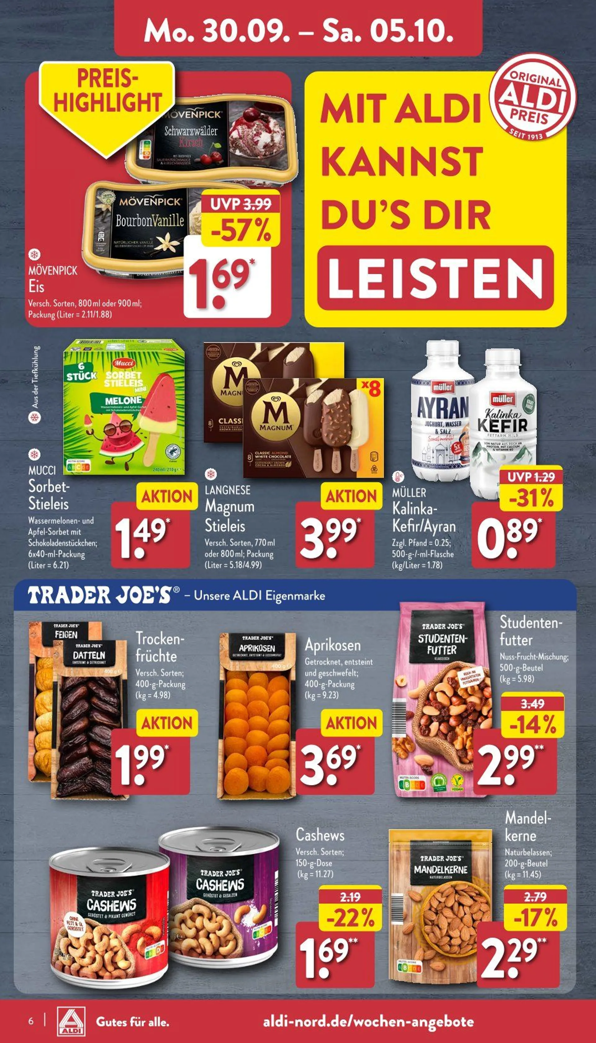 ALDI Nord Prospekts Angebote Online von 30. September bis 5. Oktober 2024 - Prospekt seite 6