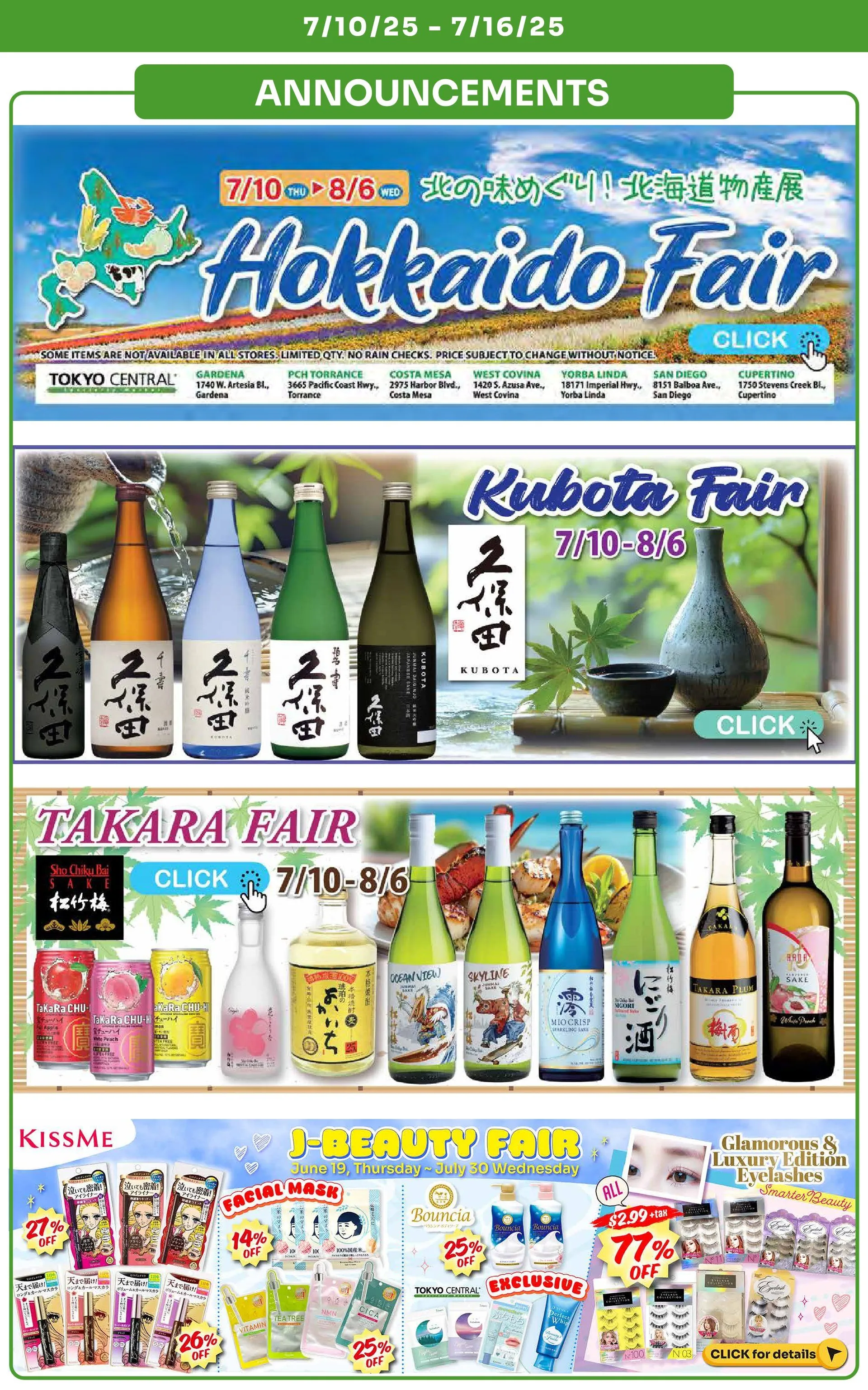 Weekly ad Tokyo Central Specialty Market Sales from July 10 to July 16 2025 - Page 6