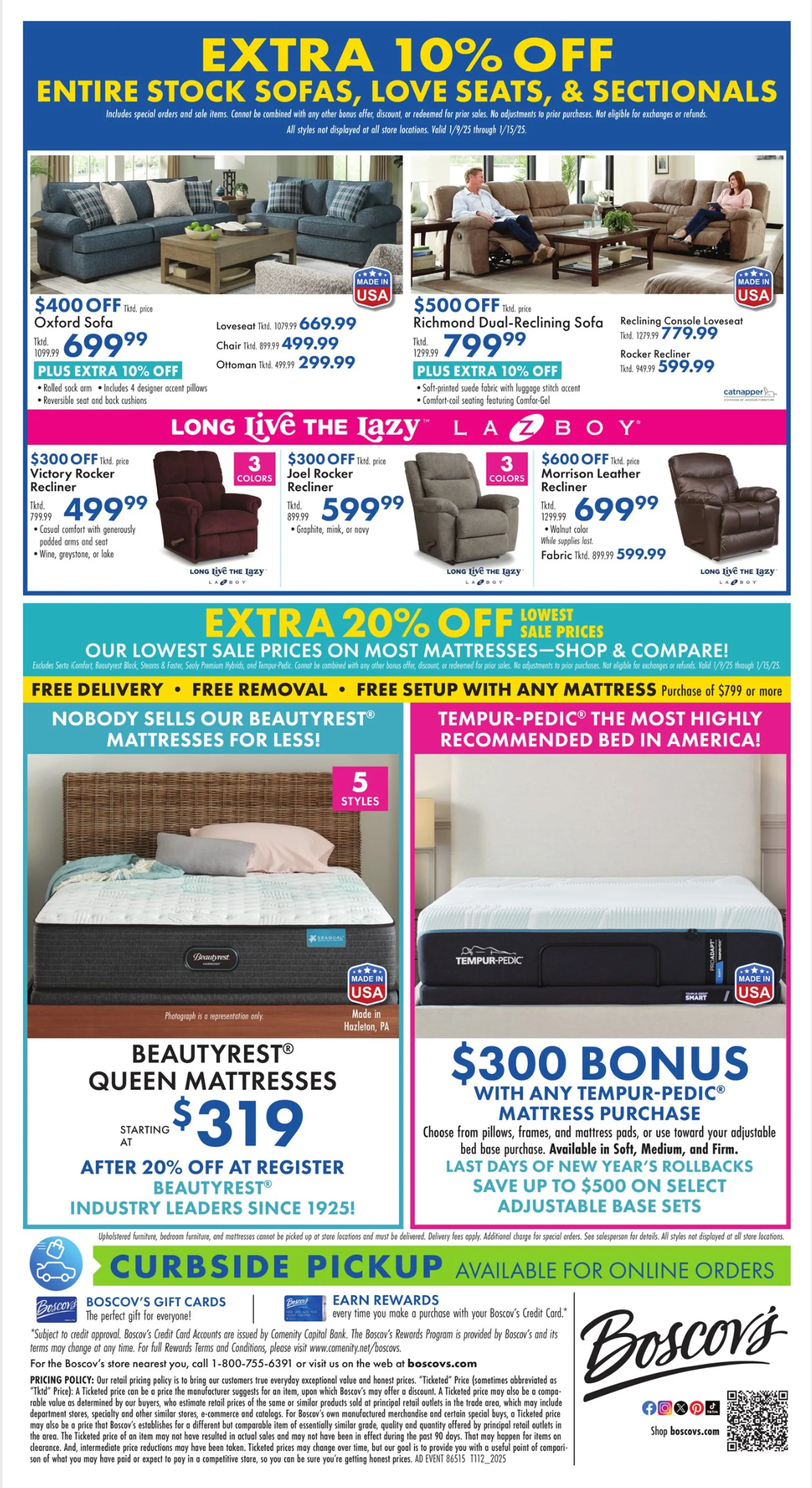 Weekly ad Boscov's Sales from January 9 to January 15 2025 - Page 6