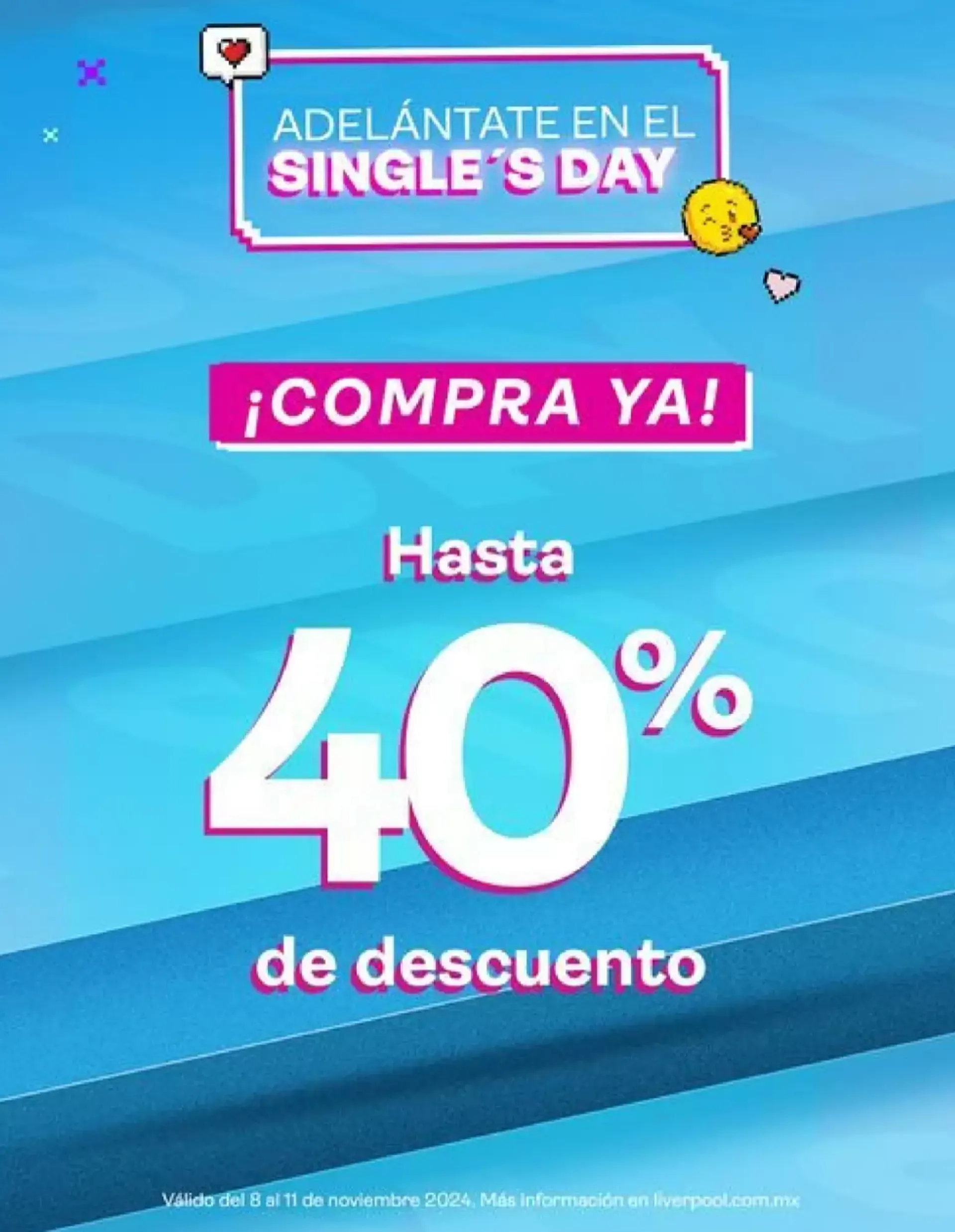 Catálogo de Ofertas de Single's Day en Liverpool  8 de noviembre al 11 de noviembre 2024 - Pagina 