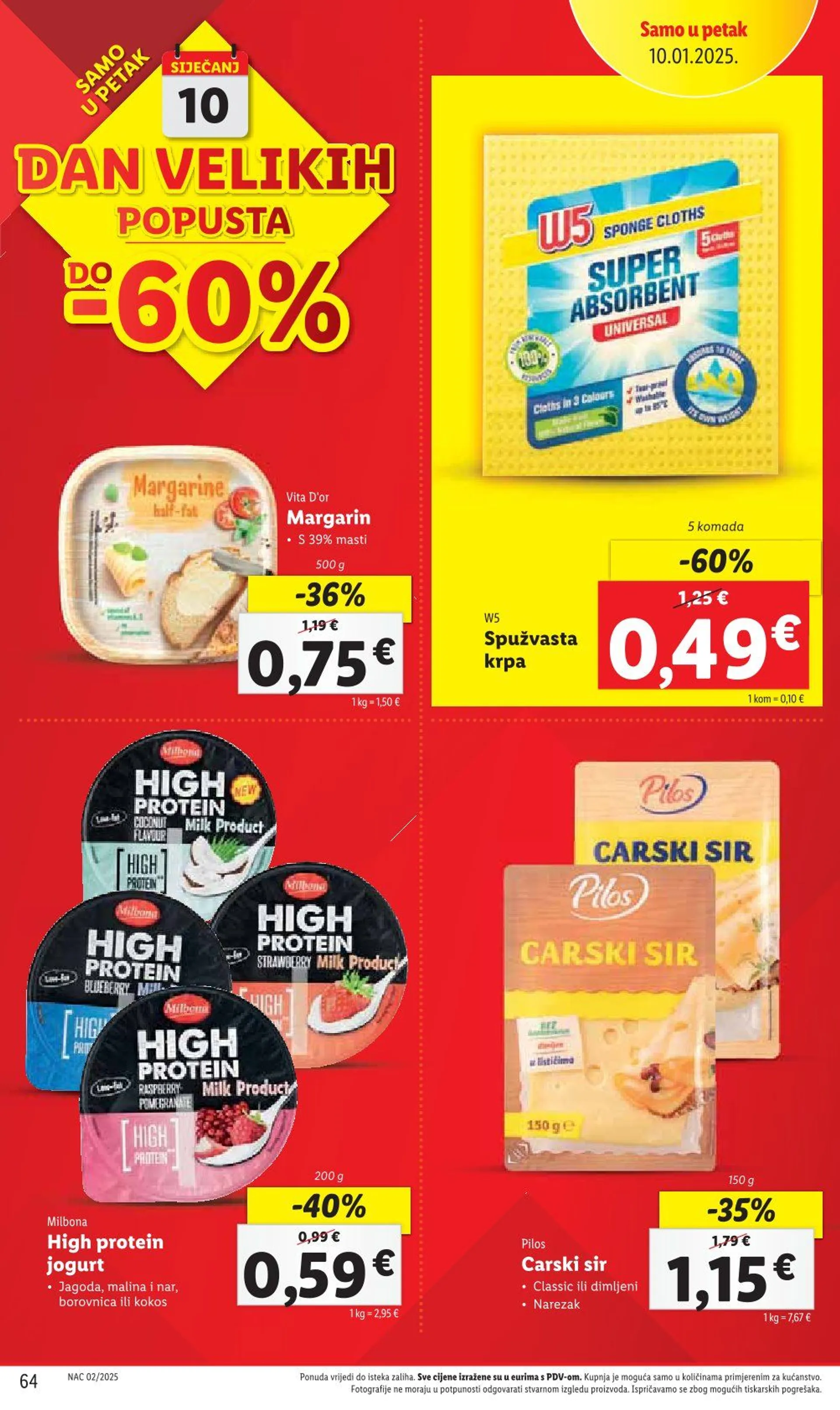 Katalog Lidl Posebna ponuda trgovine od 7. siječnja do 11. siječnja 2025. - Pregled Stranica 64