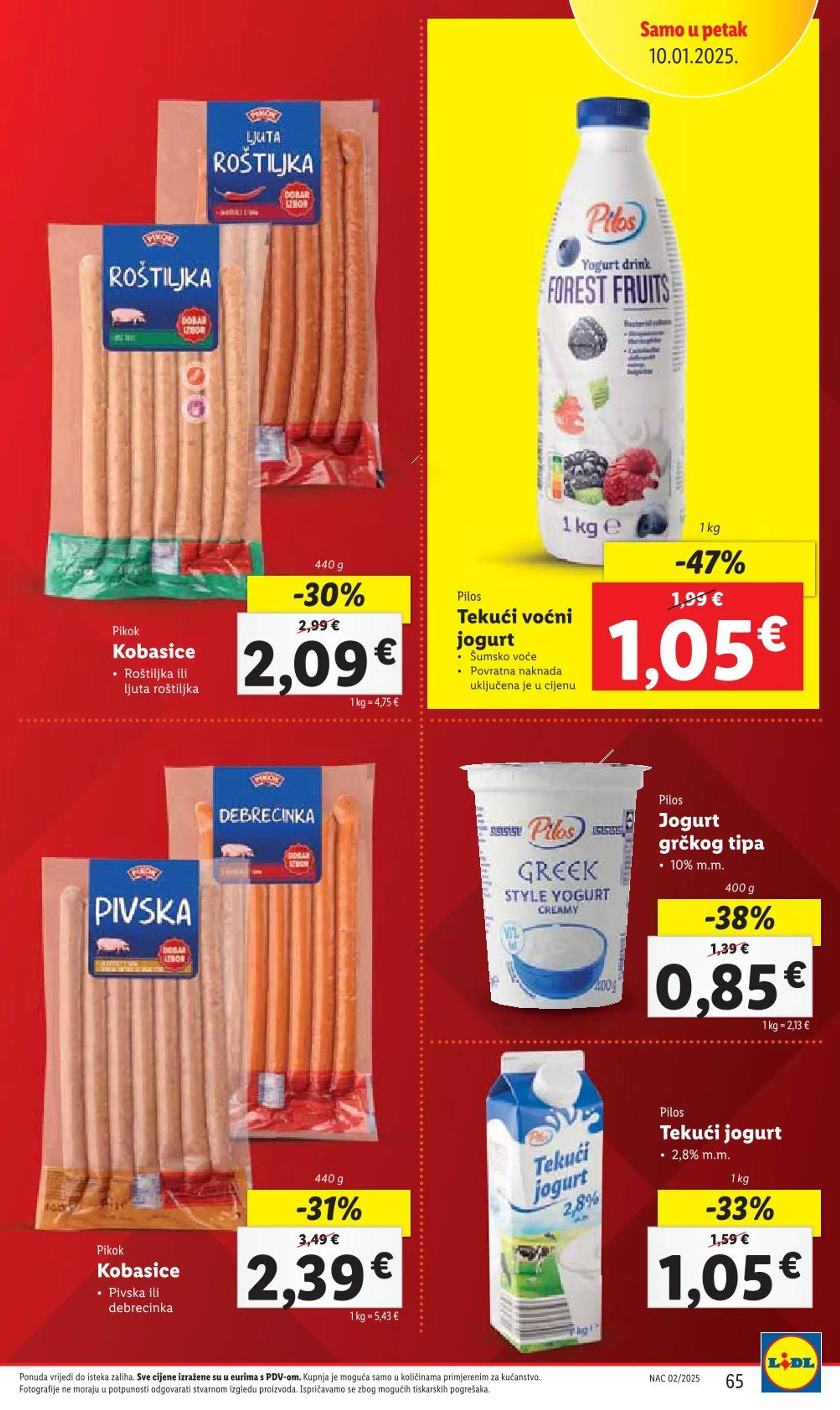 Katalog Lidl Posebna ponuda trgovine od 7. siječnja do 11. siječnja 2025. - Pregled Stranica 65