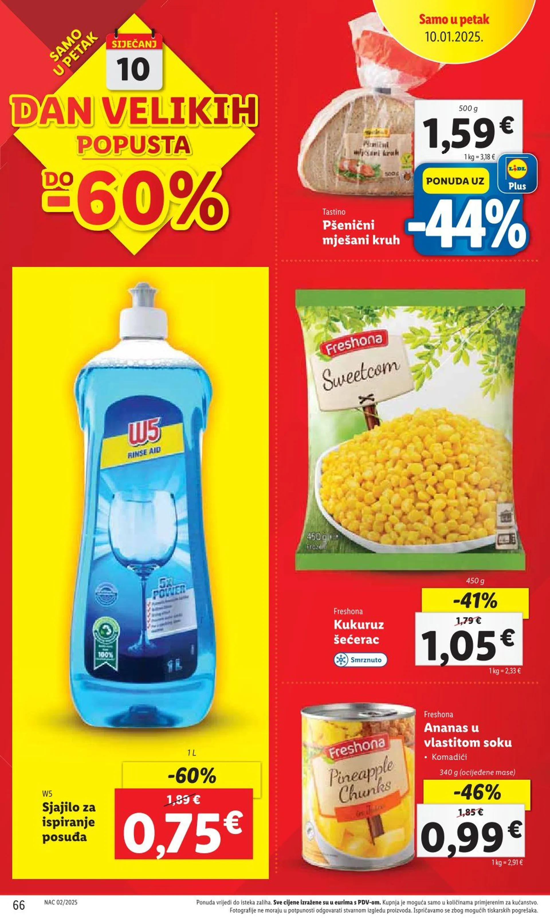 Katalog Lidl Posebna ponuda trgovine od 7. siječnja do 11. siječnja 2025. - Pregled Stranica 66