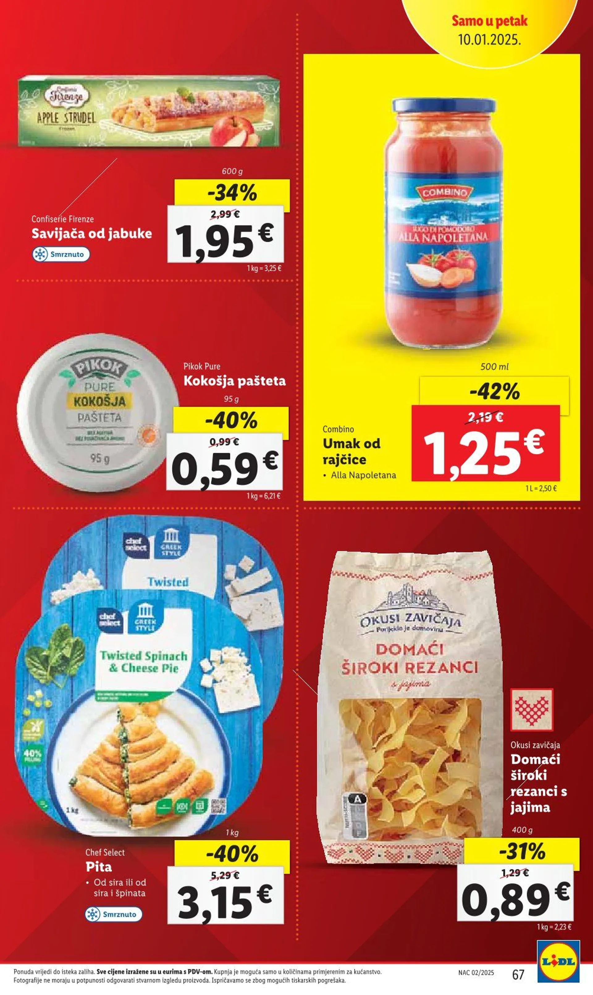 Katalog Lidl Posebna ponuda trgovine od 7. siječnja do 11. siječnja 2025. - Pregled Stranica 67