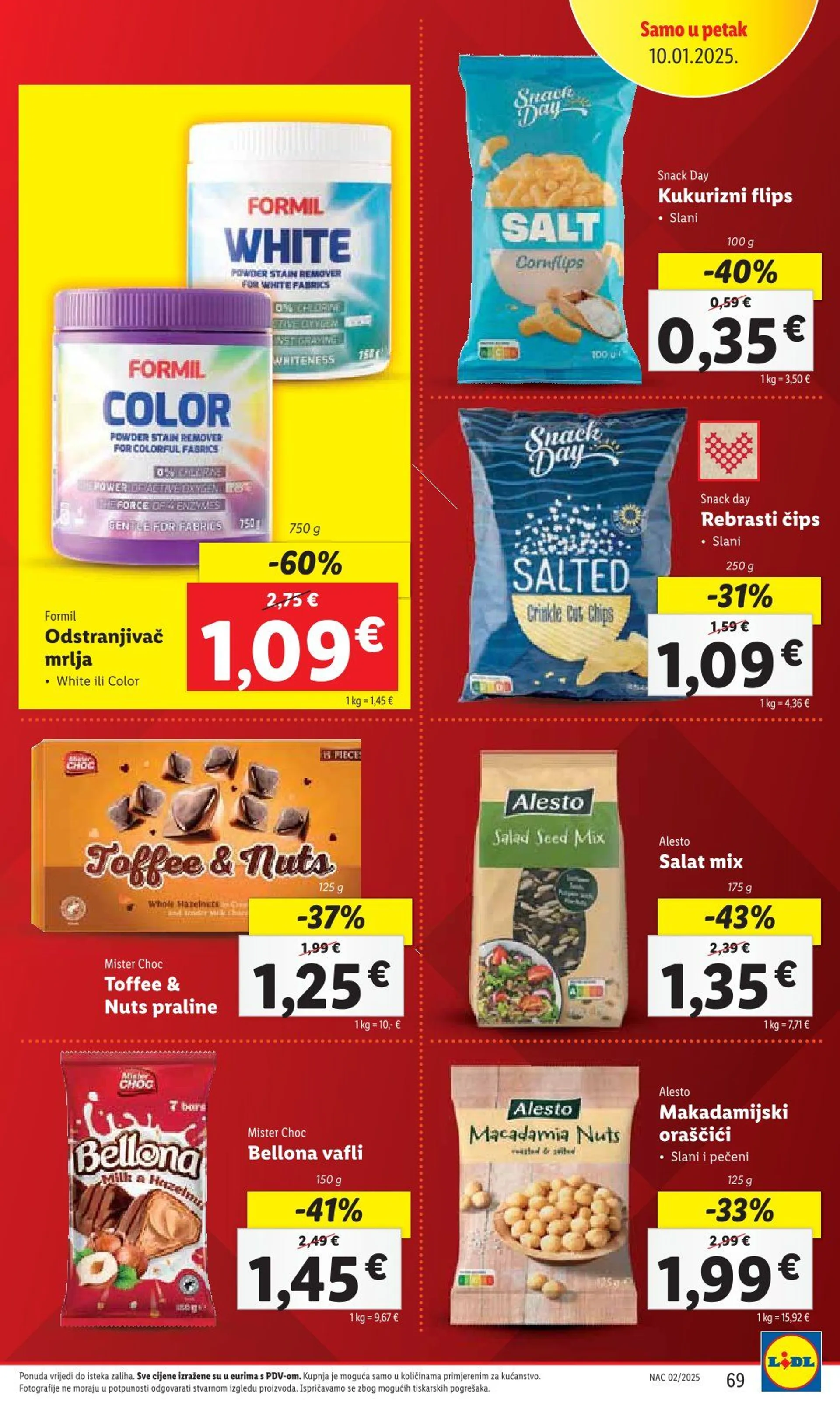 Katalog Lidl Posebna ponuda trgovine od 7. siječnja do 11. siječnja 2025. - Pregled Stranica 69