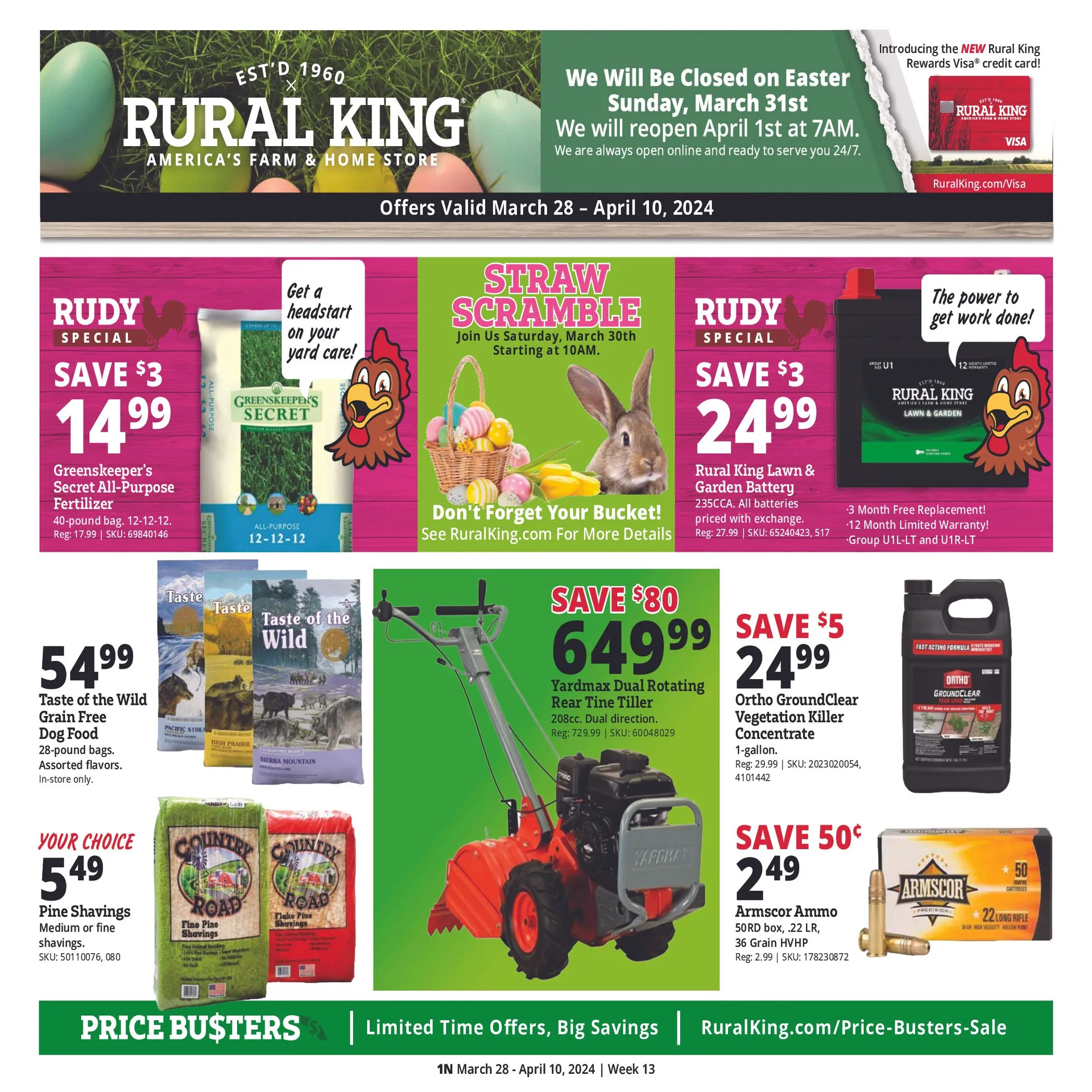 Weekly ad RURAL KING SPECIAL DEAL from April 1 to April 10 2024 - Page 1