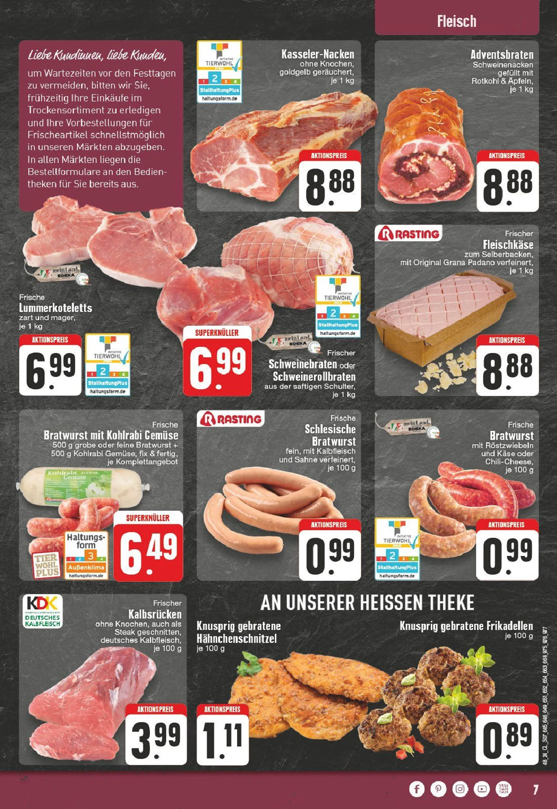 Edeka Propsket von 25. November bis 30. November 2024 - Prospekt seite 7