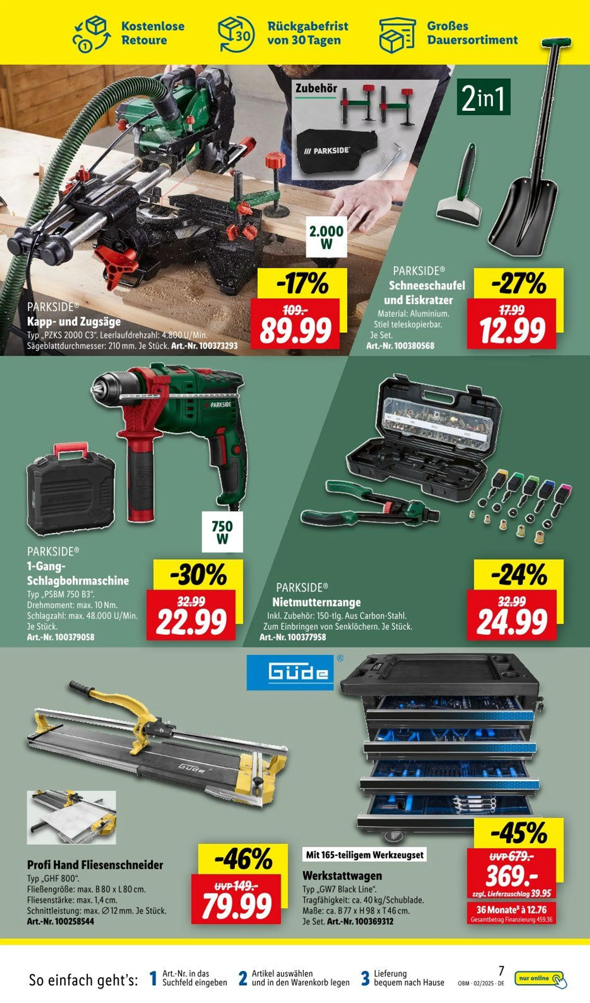 Lidl Prospekt von 3. Februar bis 28. Februar 2025 - Prospekt seite 7