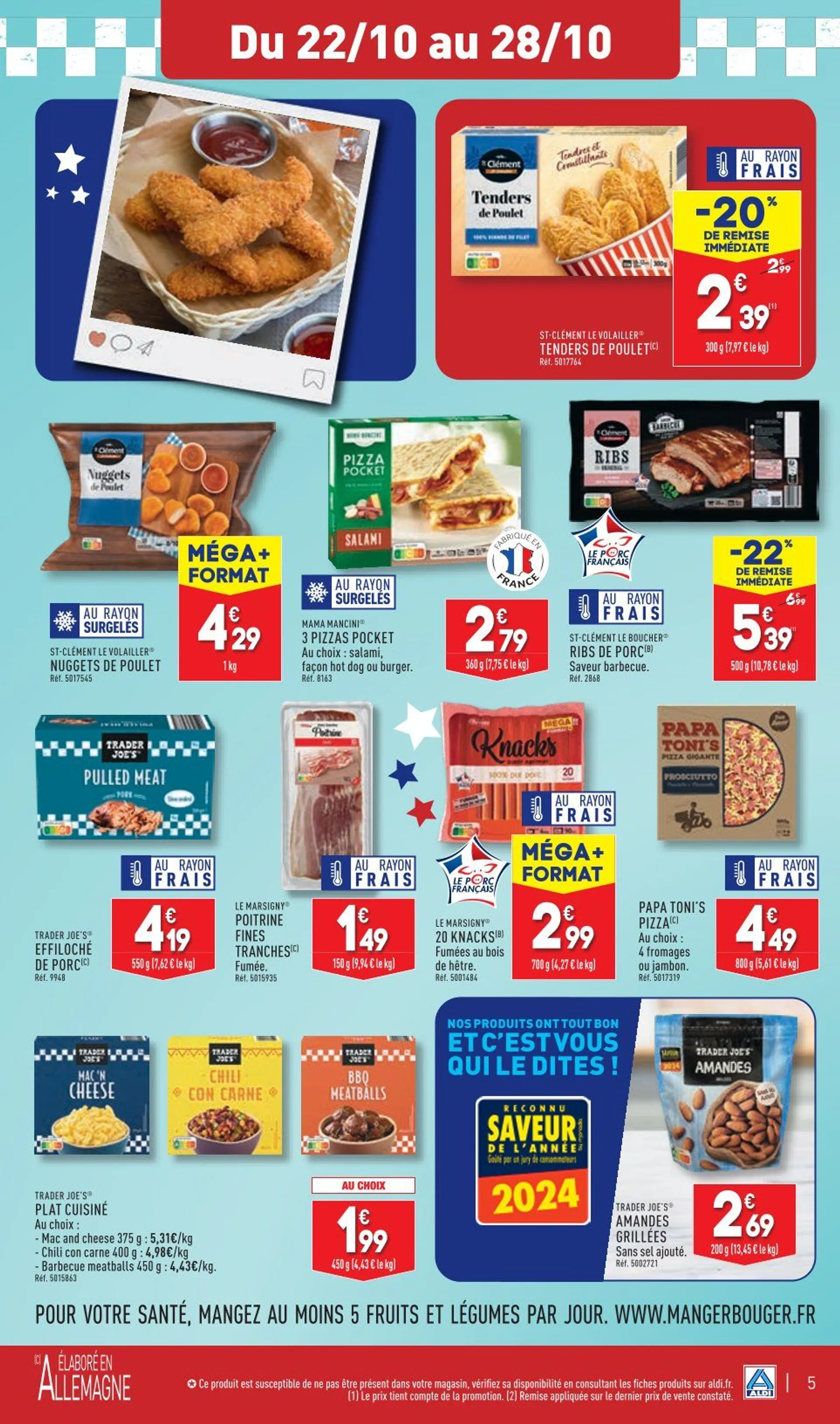 ALDI Brochures Offres du 22 octobre au 28 octobre 2024 - Catalogue page 7