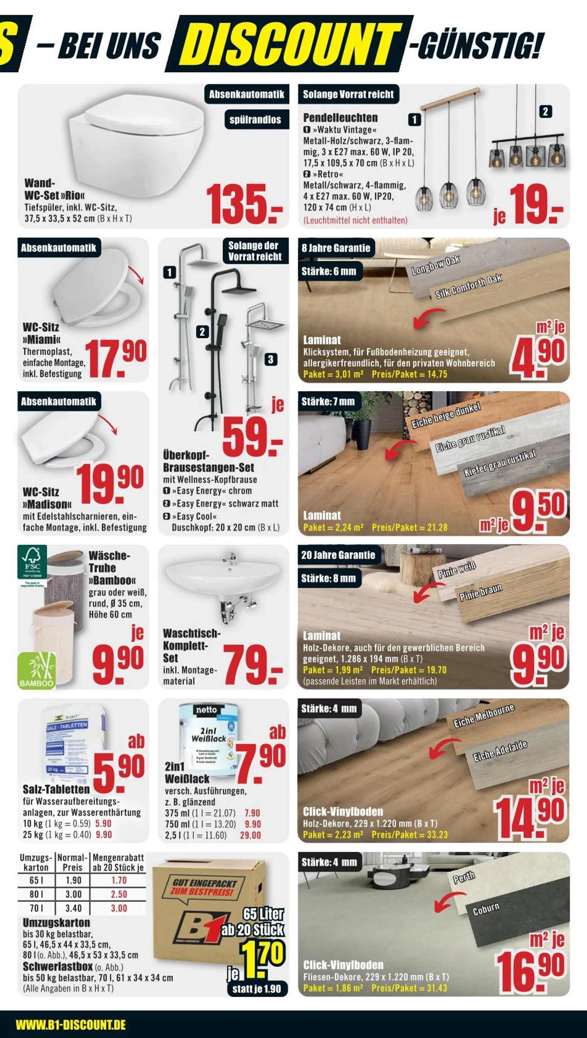B1 Discount Baumarkt Prospekt von 17. Mai bis 23. Mai 2025 - Prospekt seite 7
