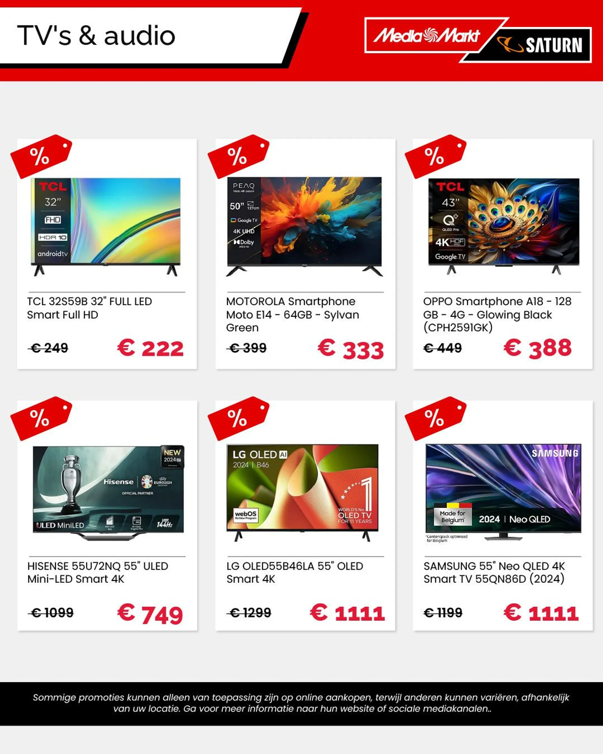 Speciale promoties van MediaMarkt van 8 oktober tot 22 oktober 2024 - folder pagina 6