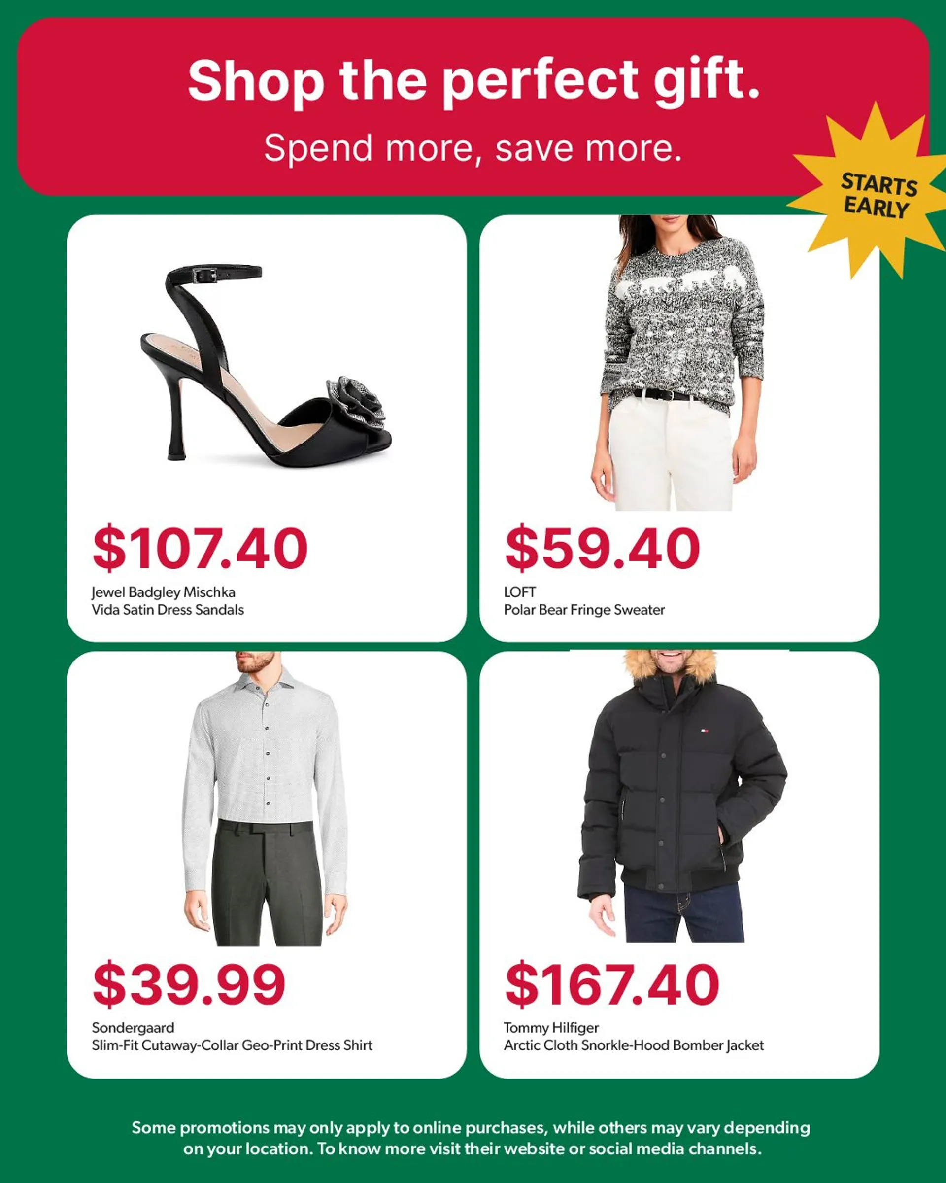 Christmas deals at Hudson's Bay from December 20 to December 31 2024 - flyer page 6