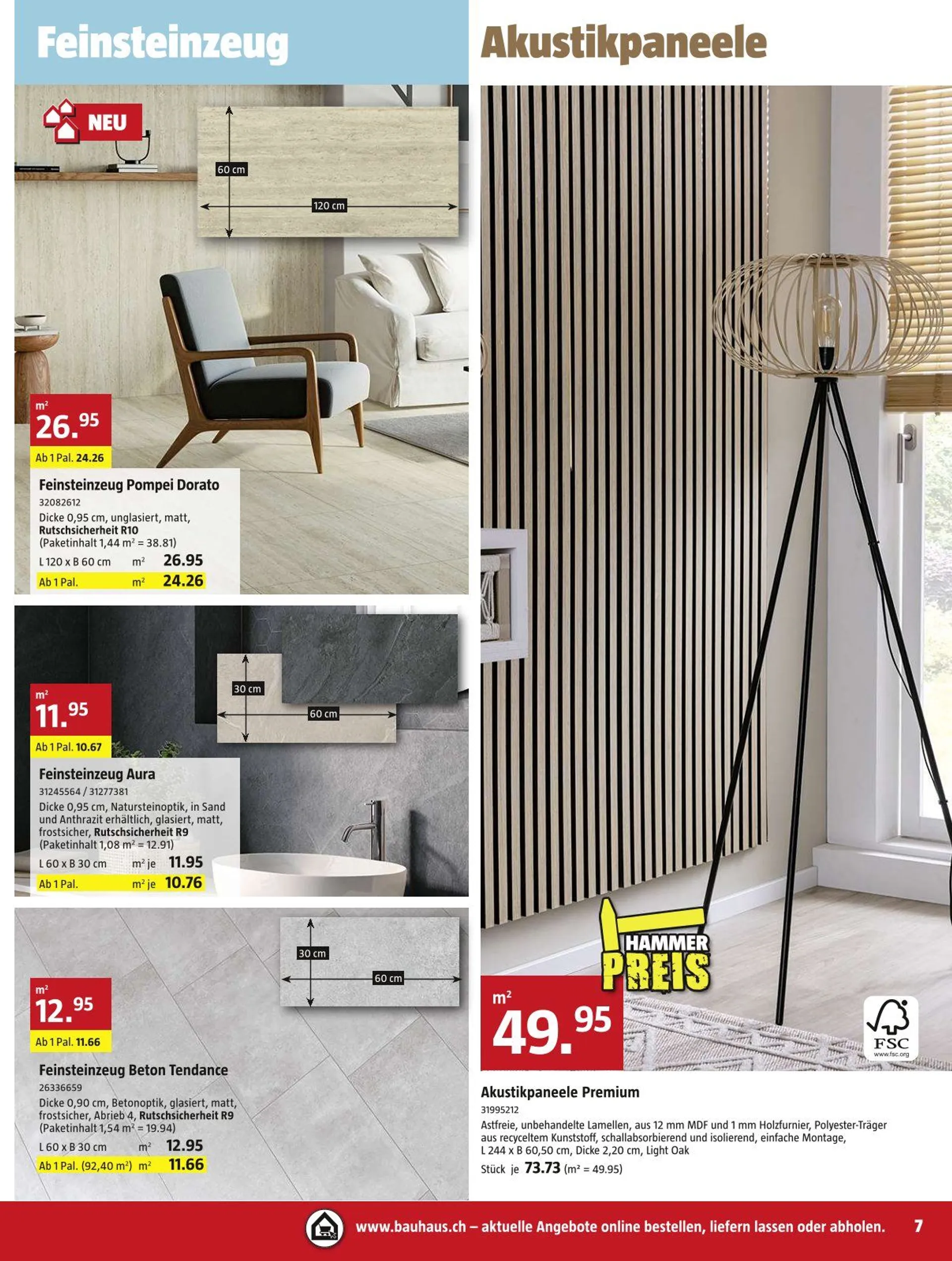 Bauhaus Prospekt von 27. Januar bis 23. Februar 2025 - Prospekt seite  7