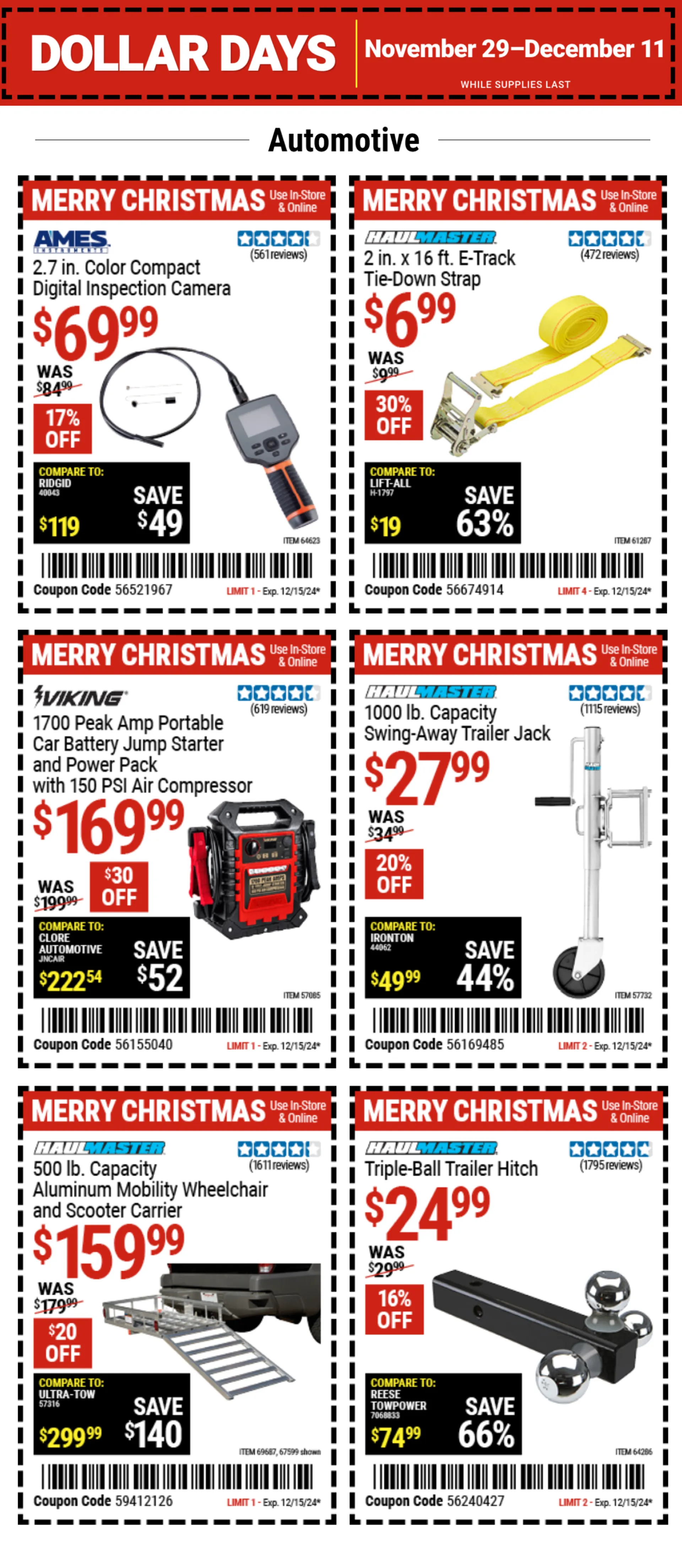 Weekly ad Christmas Coupons from December 9 to December 15 2024 - Page 6