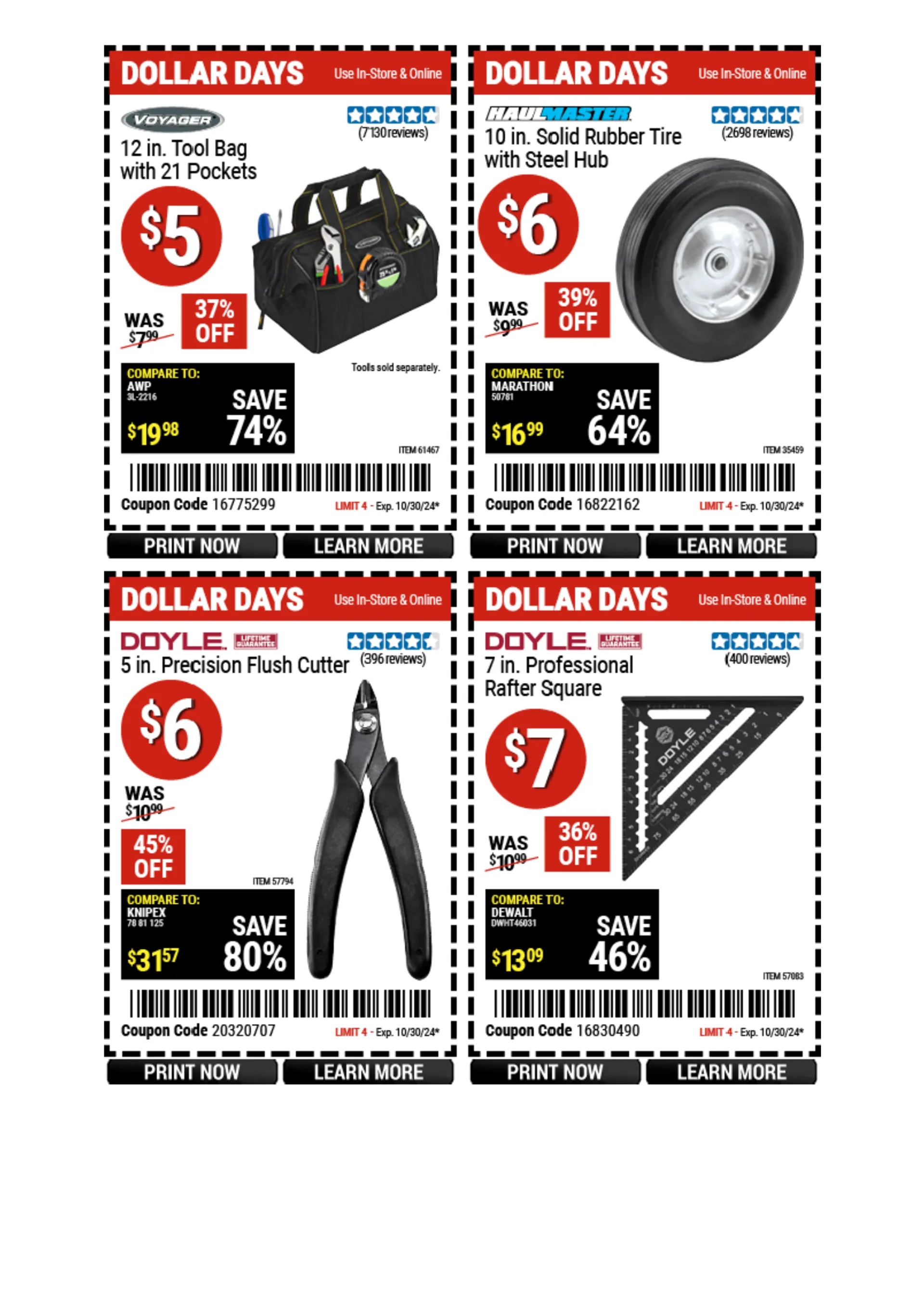 Weekly ad Harbor Freight Weekly Ad from October 21 to October 27 2024 - Page 6