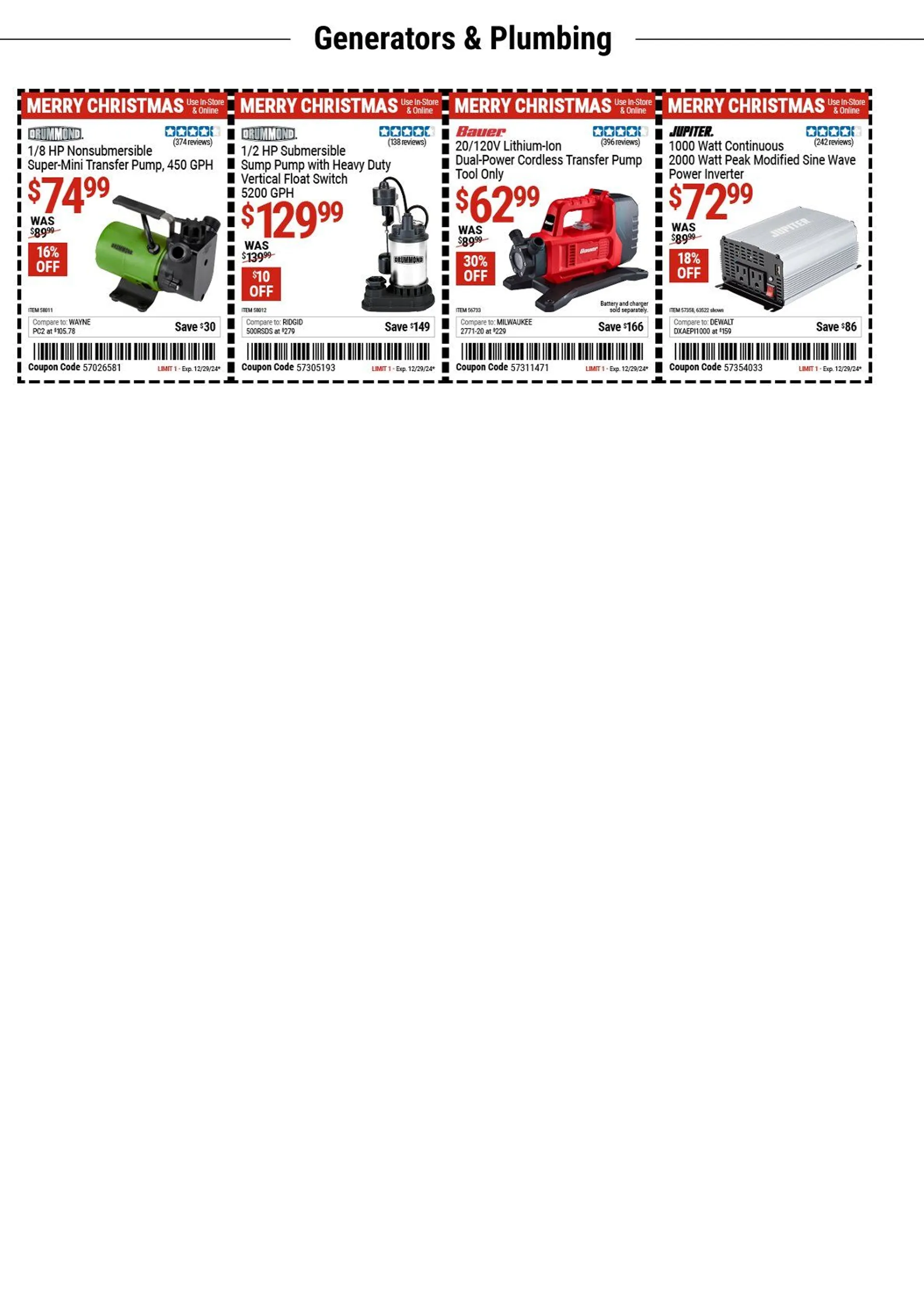 Weekly ad Harbor Freight Tools Coupons from December 12 to December 25 2024 - Page 7