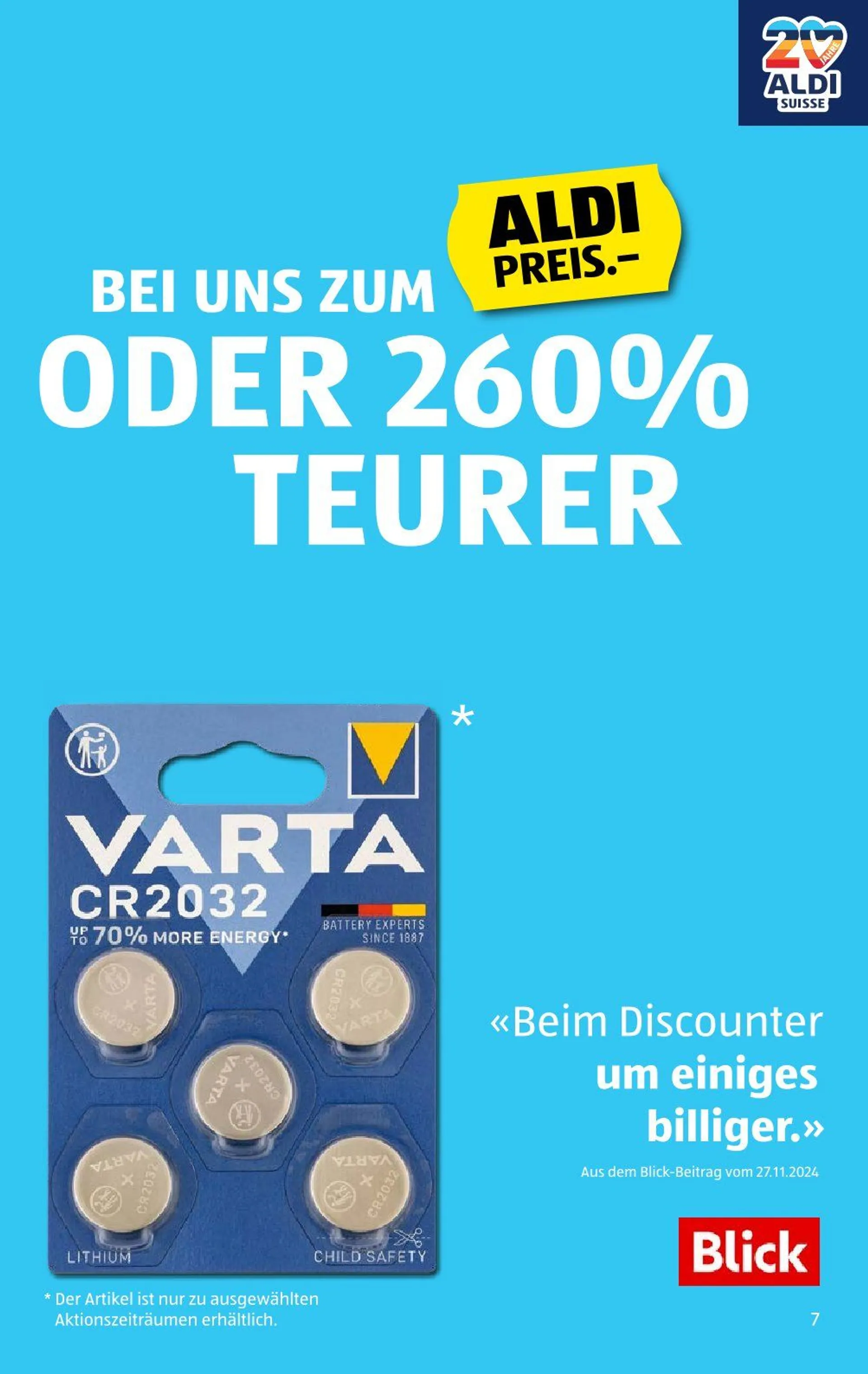 Aldi Prospekte von 16. Januar bis 22. Januar 2025 - Prospekt seite  7