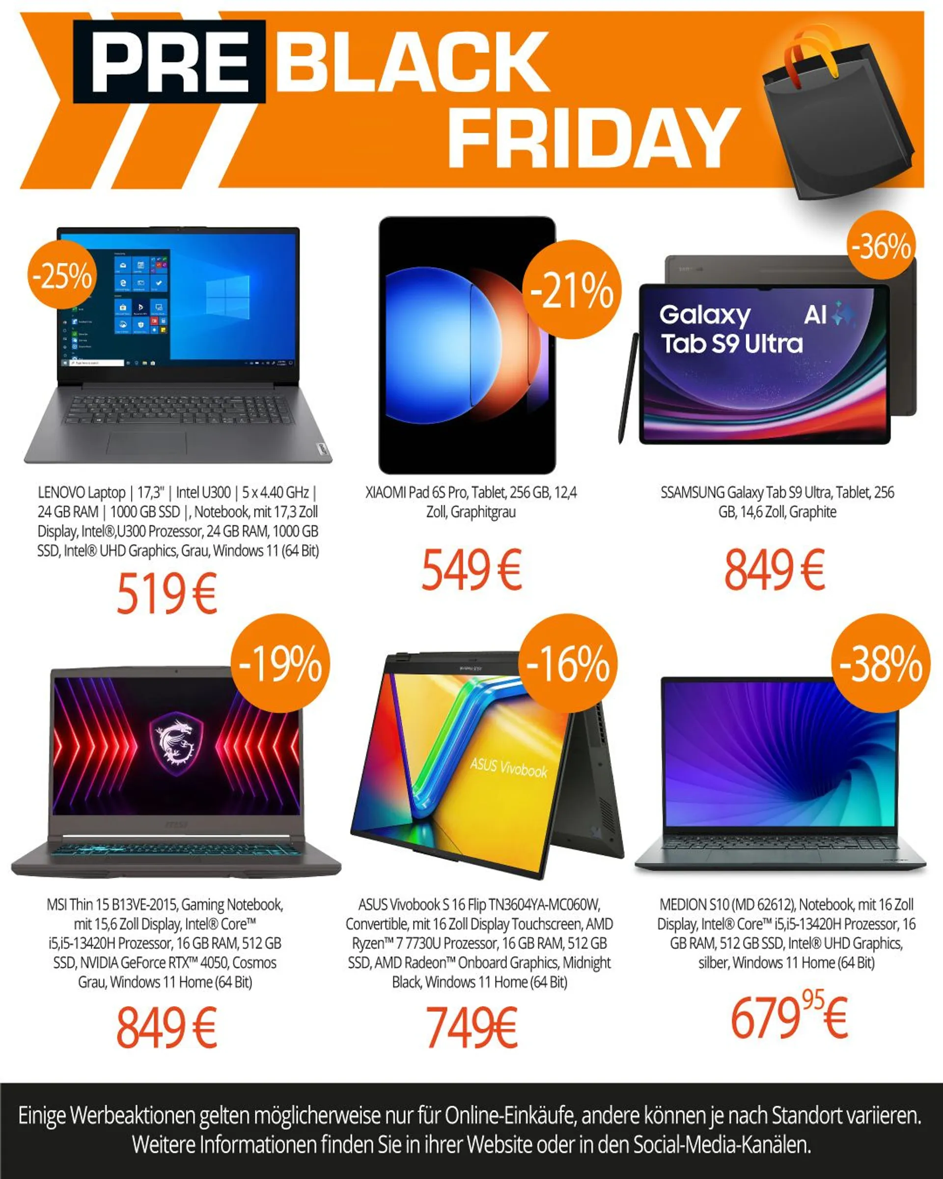 Black Friday deals von 31. Oktober bis 30. November 2024 - Prospekt seite 6