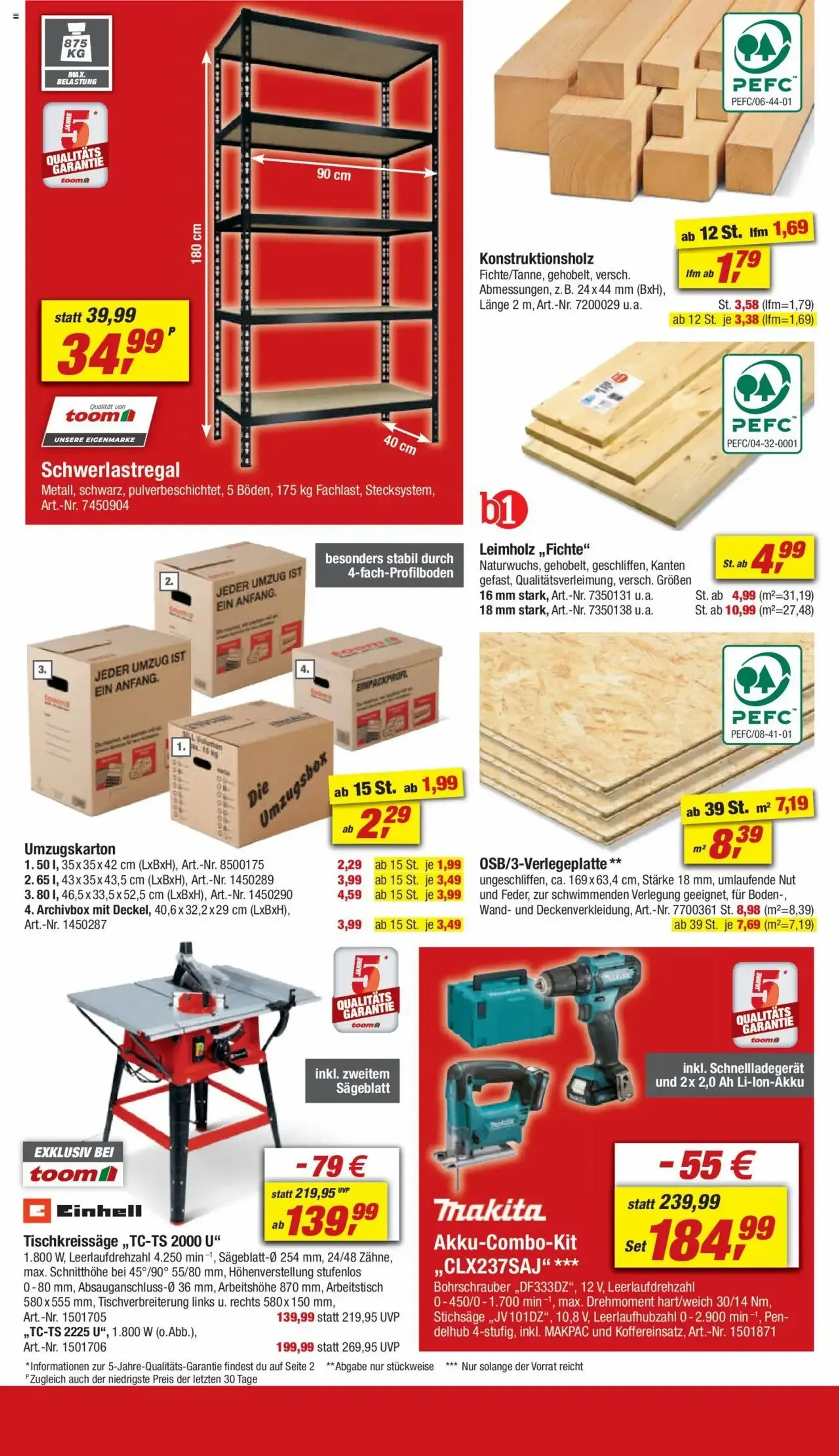 toom Baumarkt Prospekt von 16. November bis 23. November 2024 - Prospekt seite 6