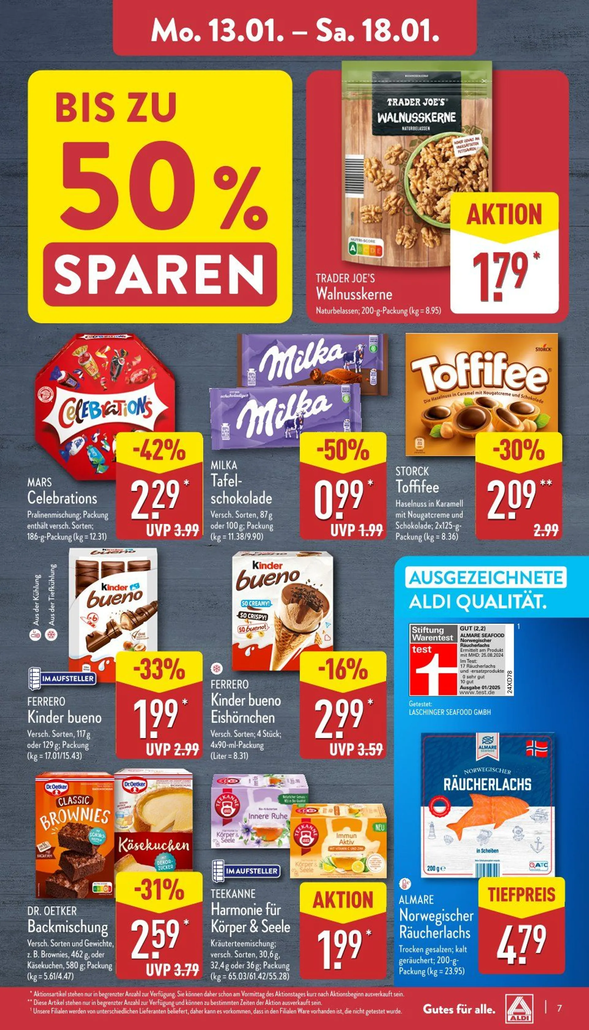 Aldi Nord Prospekt von 13. Januar bis 18. Januar 2025 - Prospekt seite 7