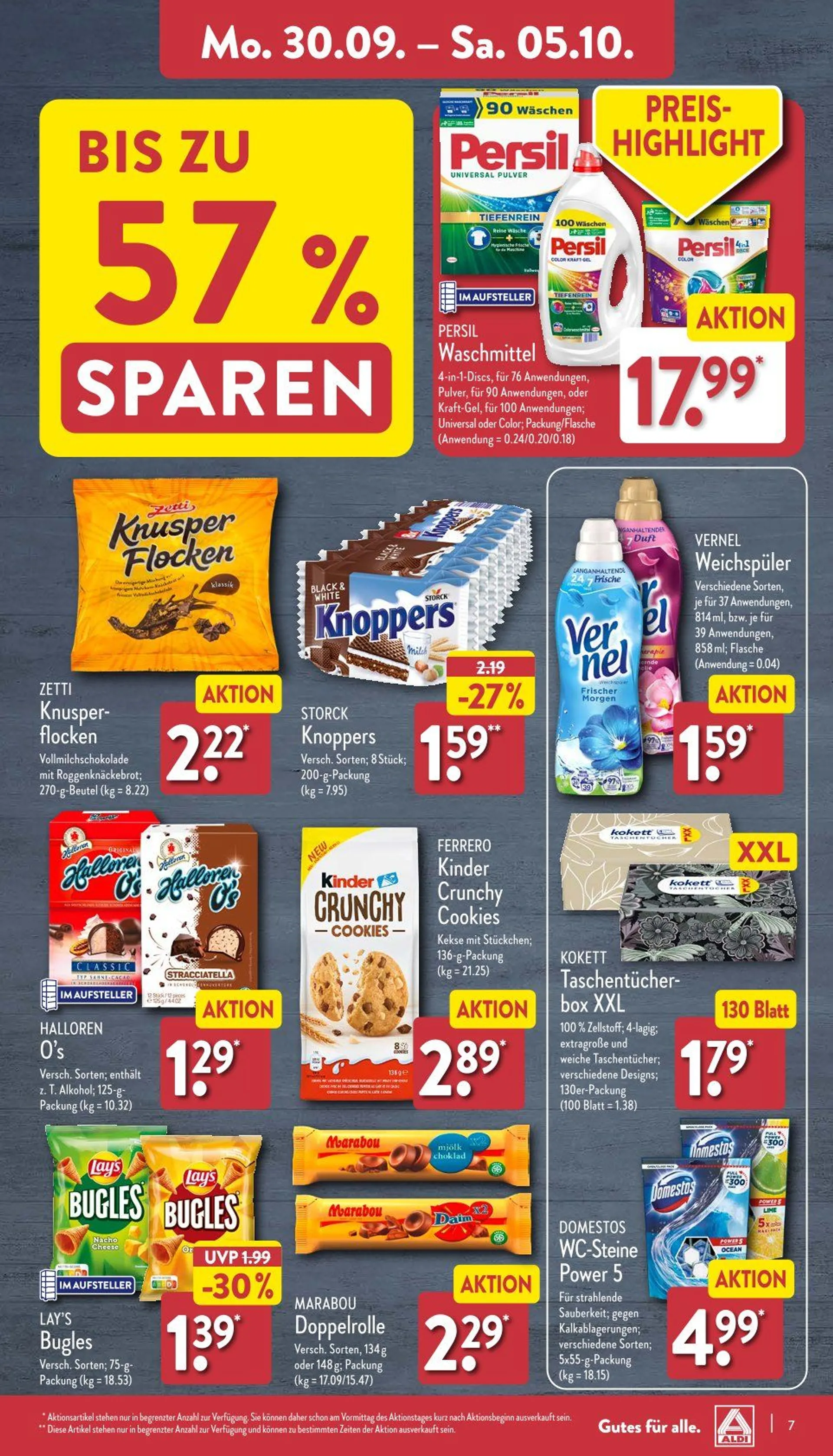 ALDI Nord Prospekts Angebote Online von 30. September bis 5. Oktober 2024 - Prospekt seite 7