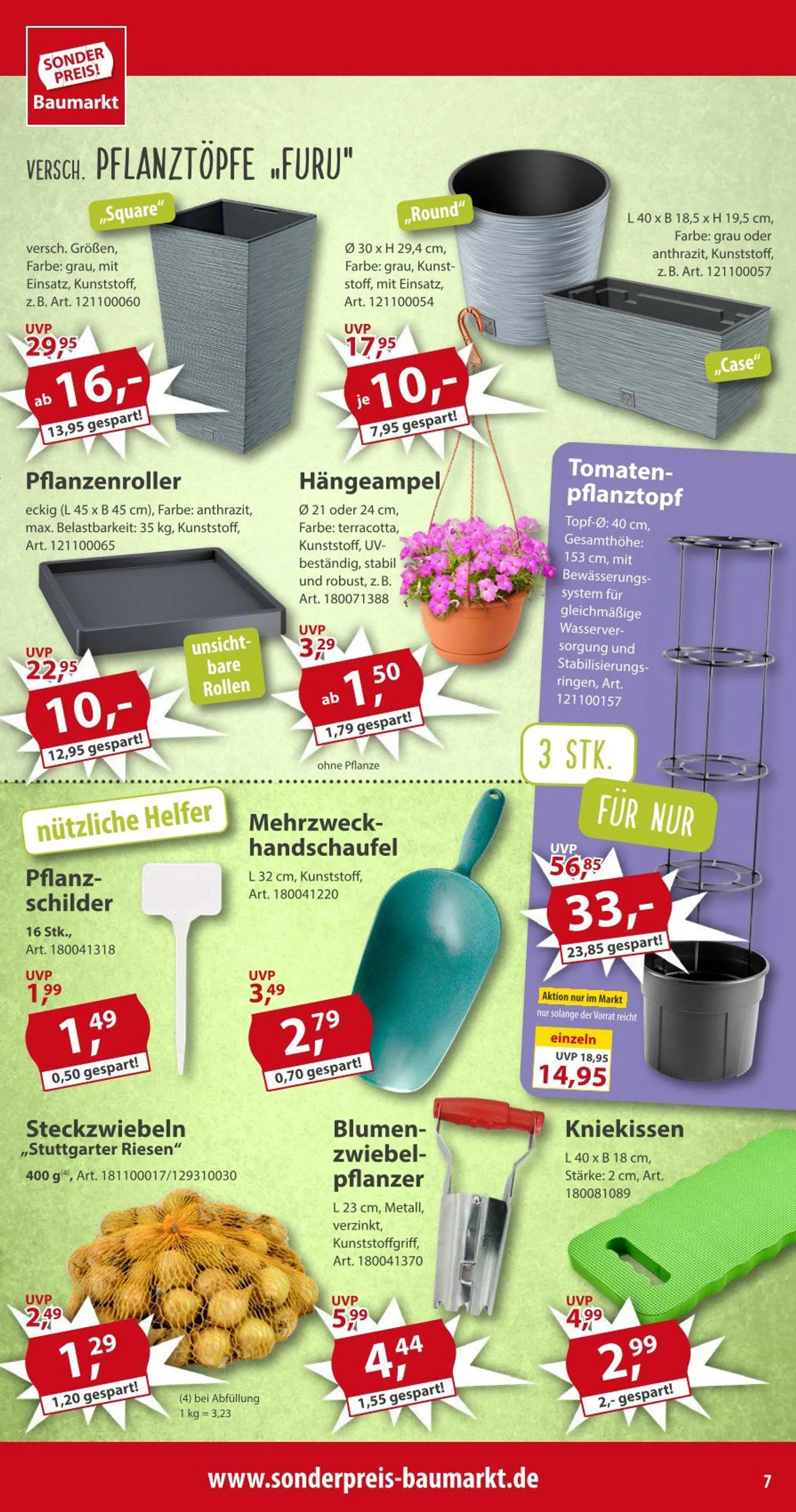 Sonderpreis-Baumarkt Prospekt von 4. Februar bis 7. Februar 2025 - Prospekt seite 7