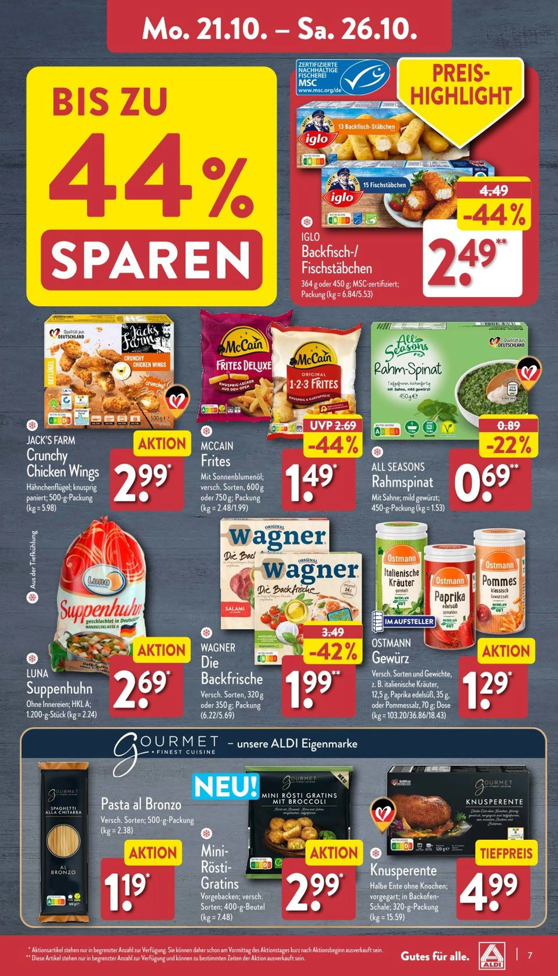 Aldi Nord Prospekt von 21. Oktober bis 26. Oktober 2024 - Prospekt seite 8