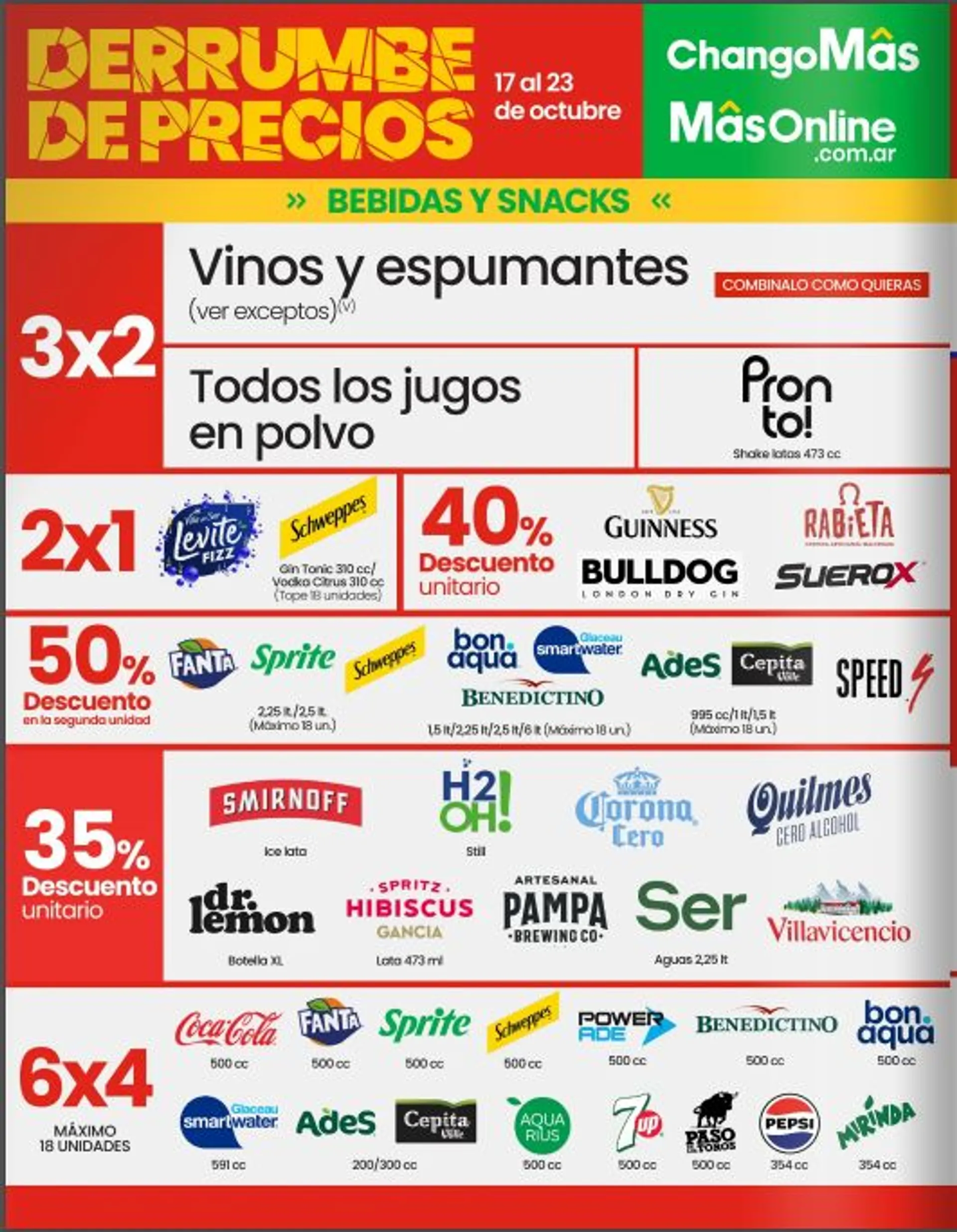 Ofertas de ChangoMas Derrumbre de precios! 18 de octubre al 23 de octubre 2024 - Página 6 del catálogo