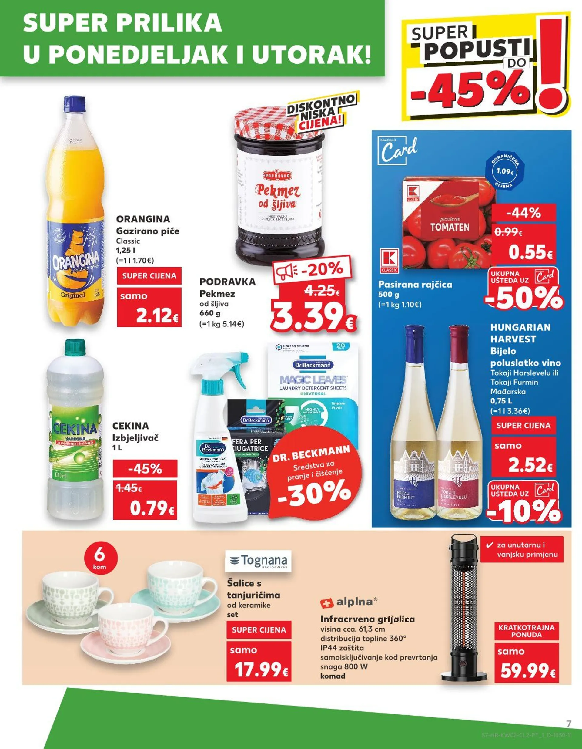 Katalog Kaufland Posebna ponuda trgovine od 10. siječnja do 14. siječnja 2025. - Pregled Stranica 7