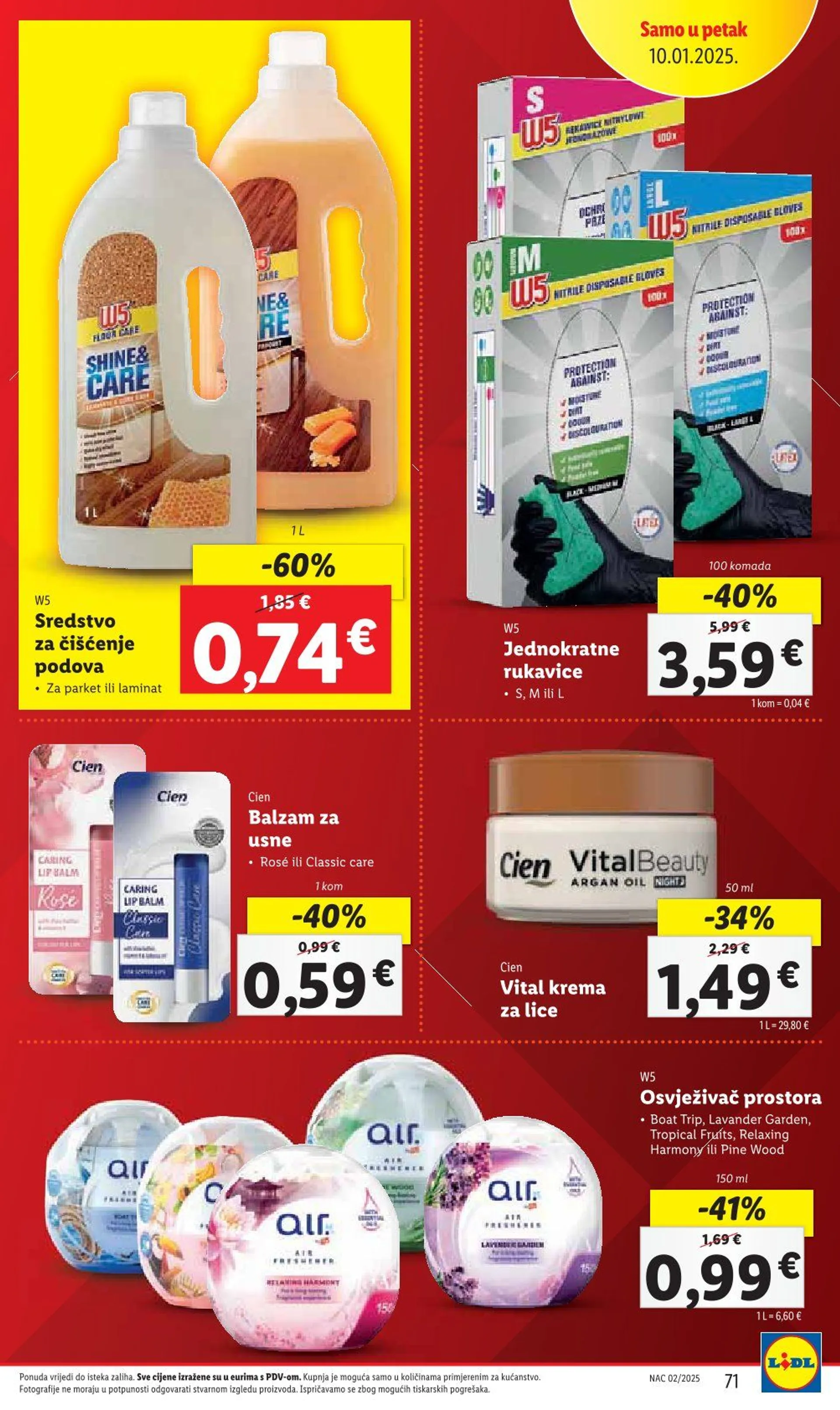 Katalog Lidl Posebna ponuda trgovine od 7. siječnja do 11. siječnja 2025. - Pregled Stranica 71