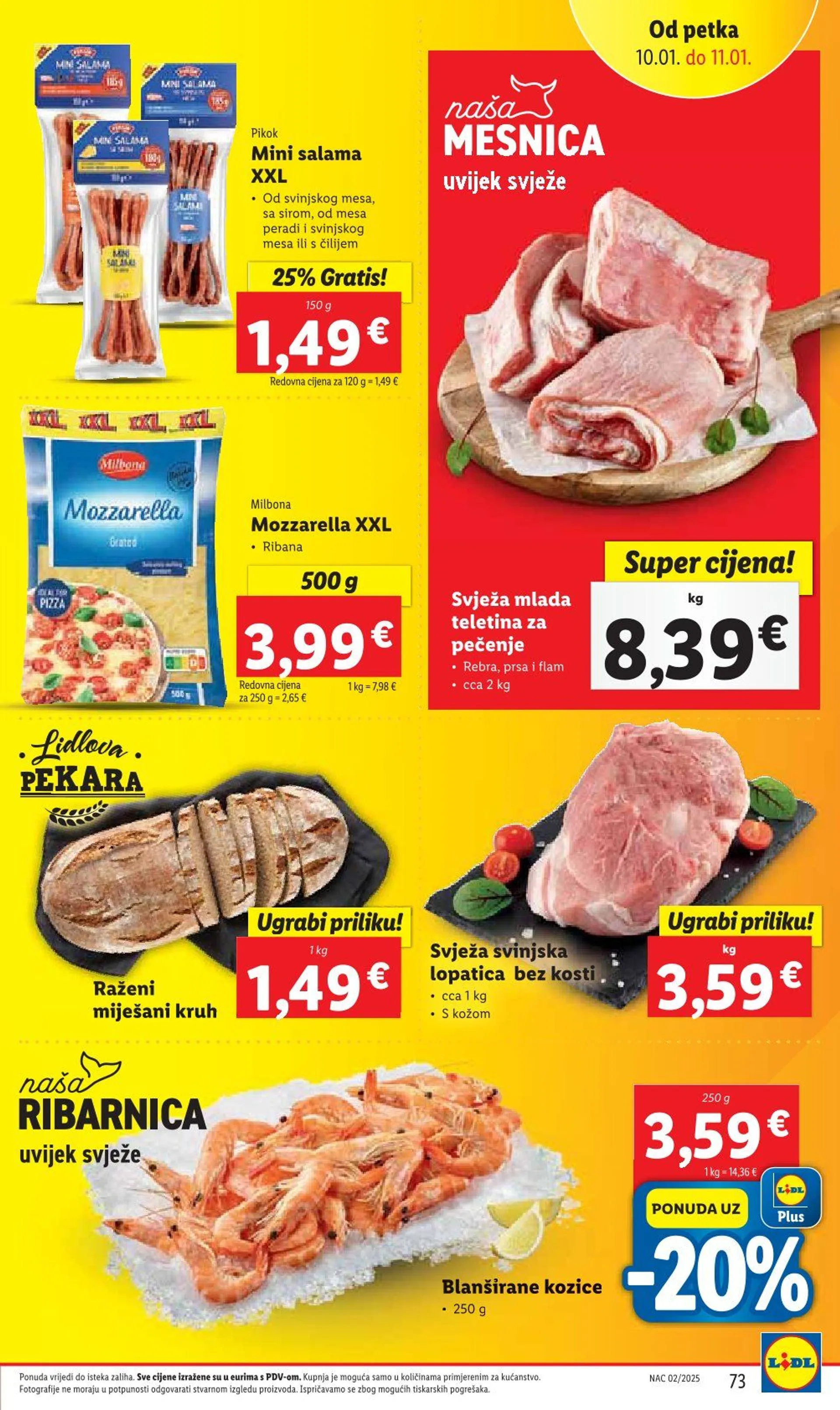 Katalog Lidl Posebna ponuda trgovine od 7. siječnja do 11. siječnja 2025. - Pregled Stranica 73