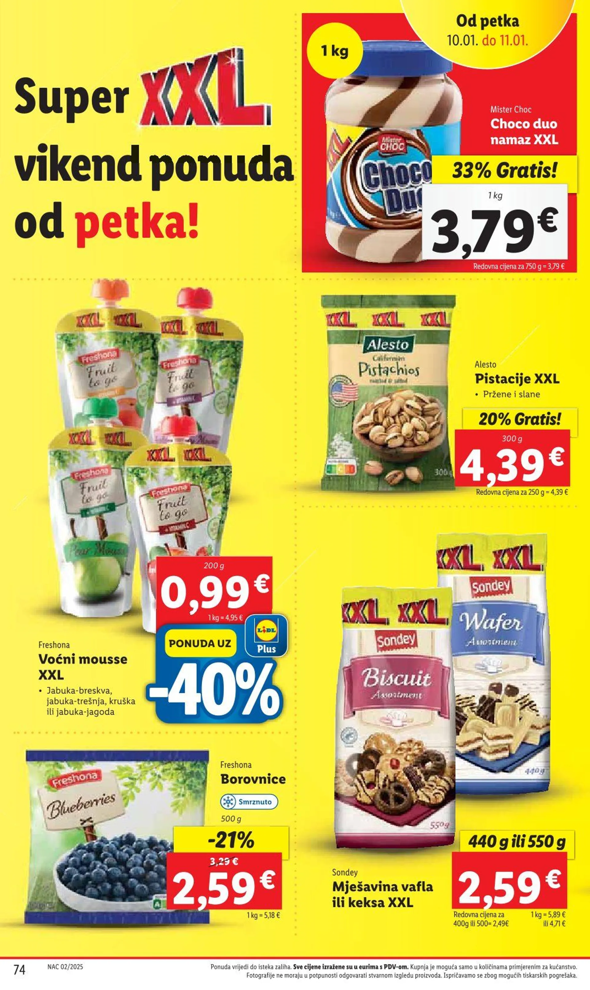 Katalog Lidl Posebna ponuda trgovine od 7. siječnja do 11. siječnja 2025. - Pregled Stranica 74