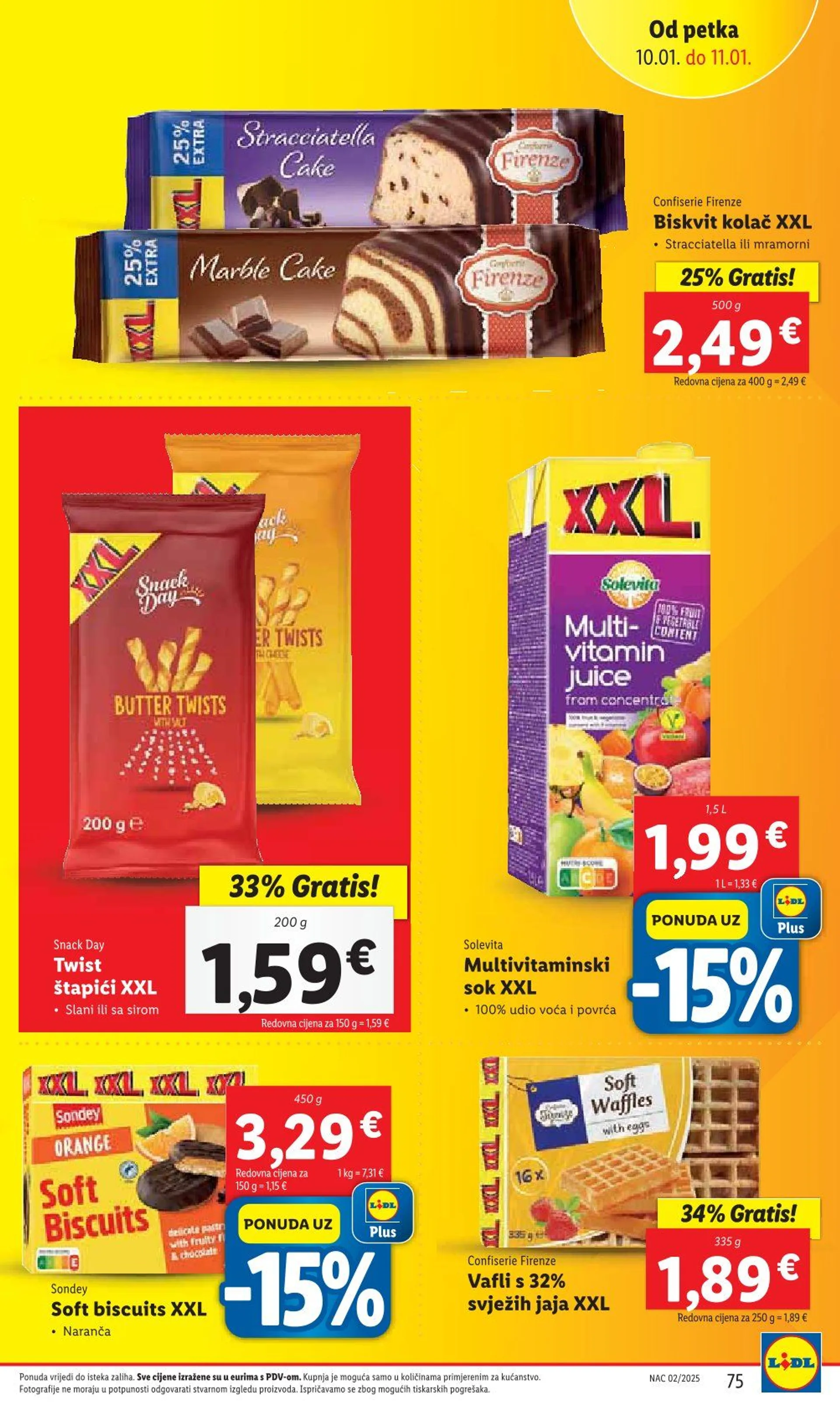 Katalog Lidl Posebna ponuda trgovine od 7. siječnja do 11. siječnja 2025. - Pregled Stranica 75