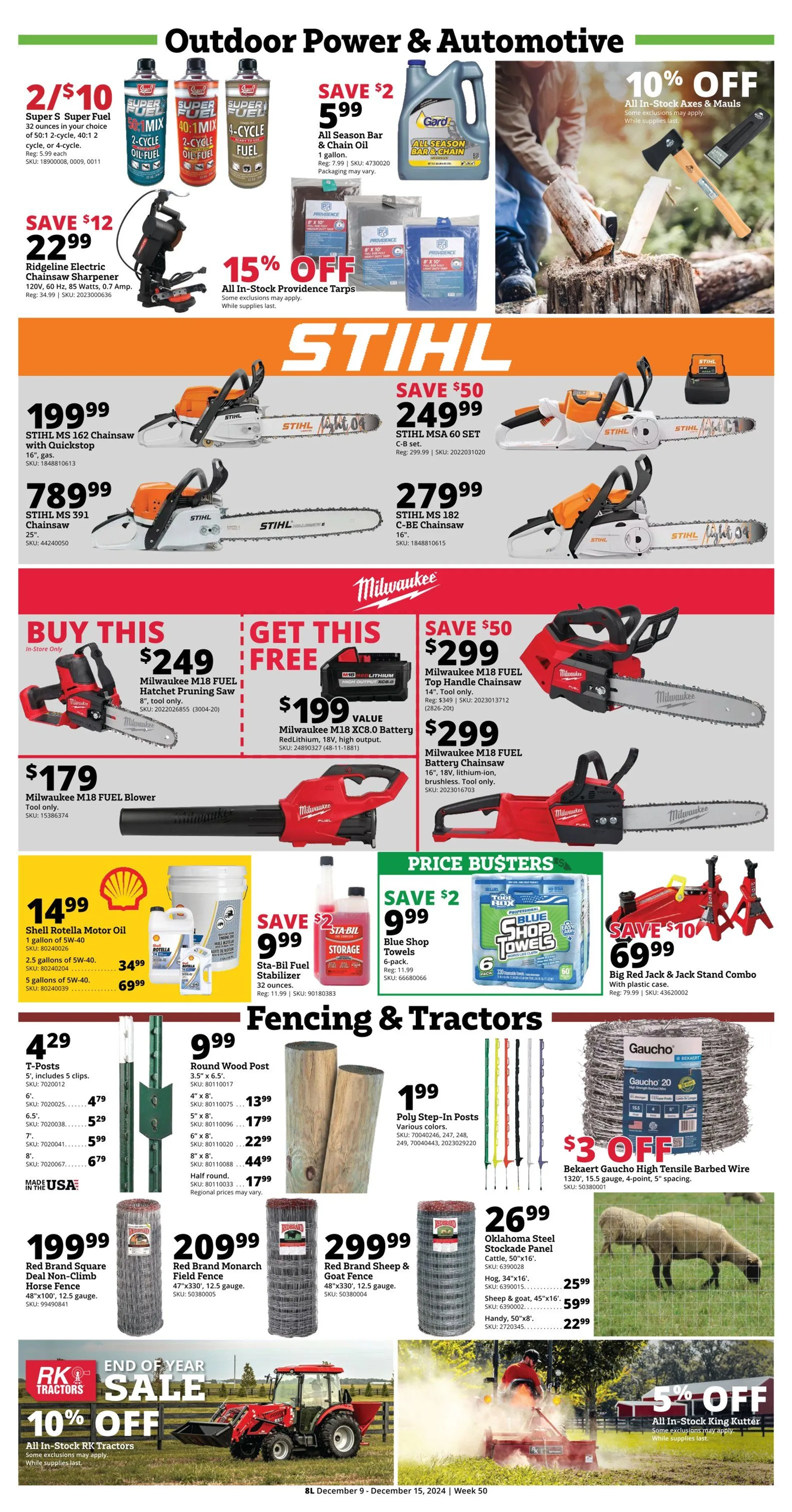 Weekly ad Rural King Deals from December 9 to December 15 2024 - Page 8