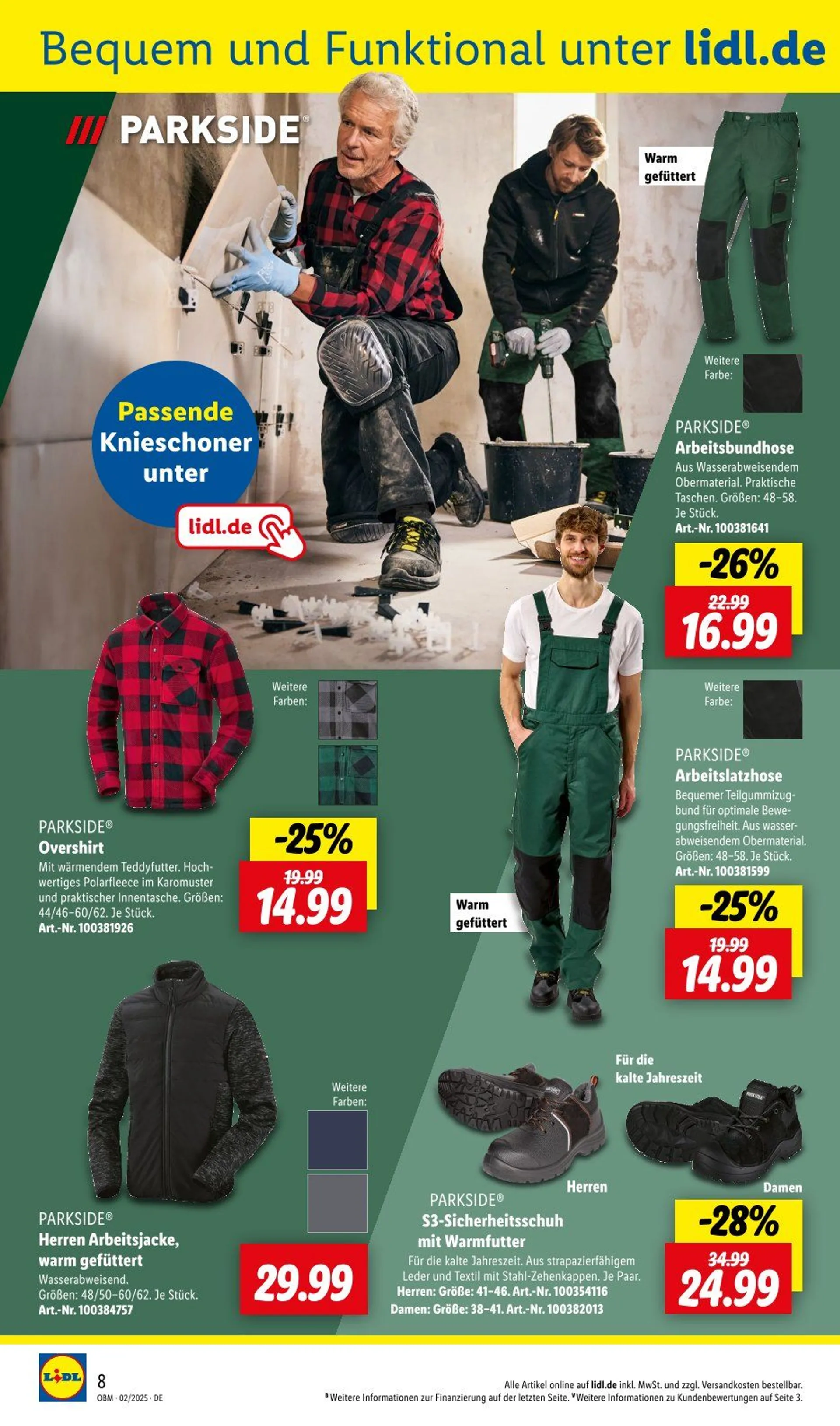 Lidl Prospekt von 3. Februar bis 28. Februar 2025 - Prospekt seite 8