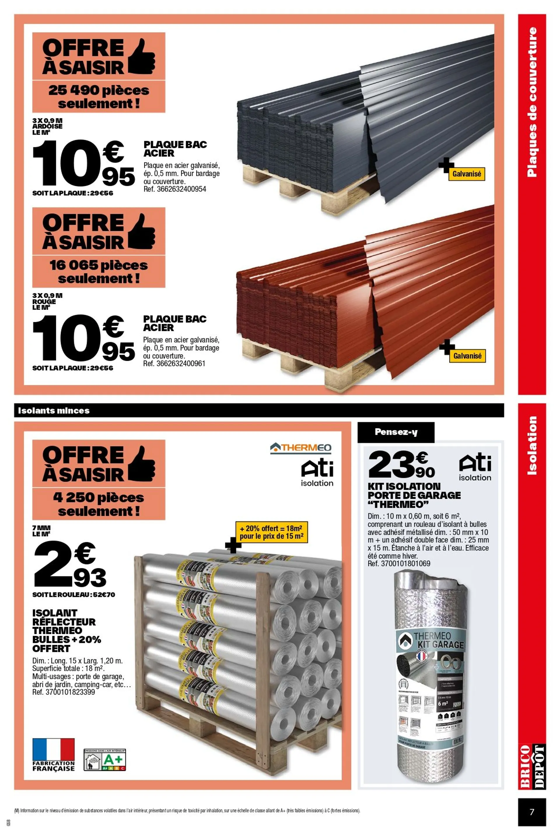 Brico Dépôt Offres de catalogue du 13 septembre au 26 septembre 2024 - Catalogue page 7