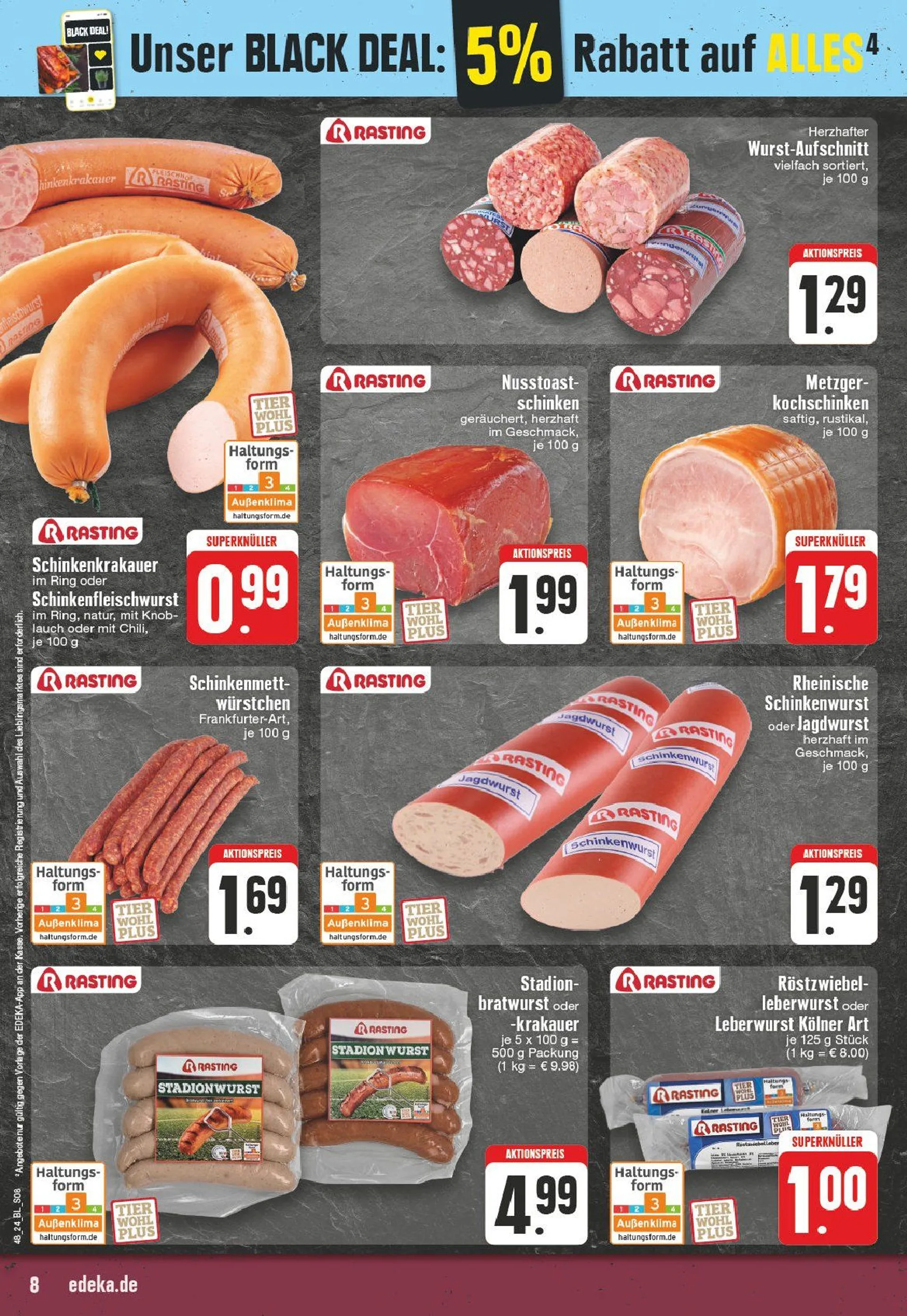 Edeka Propsket von 25. November bis 30. November 2024 - Prospekt seite 8