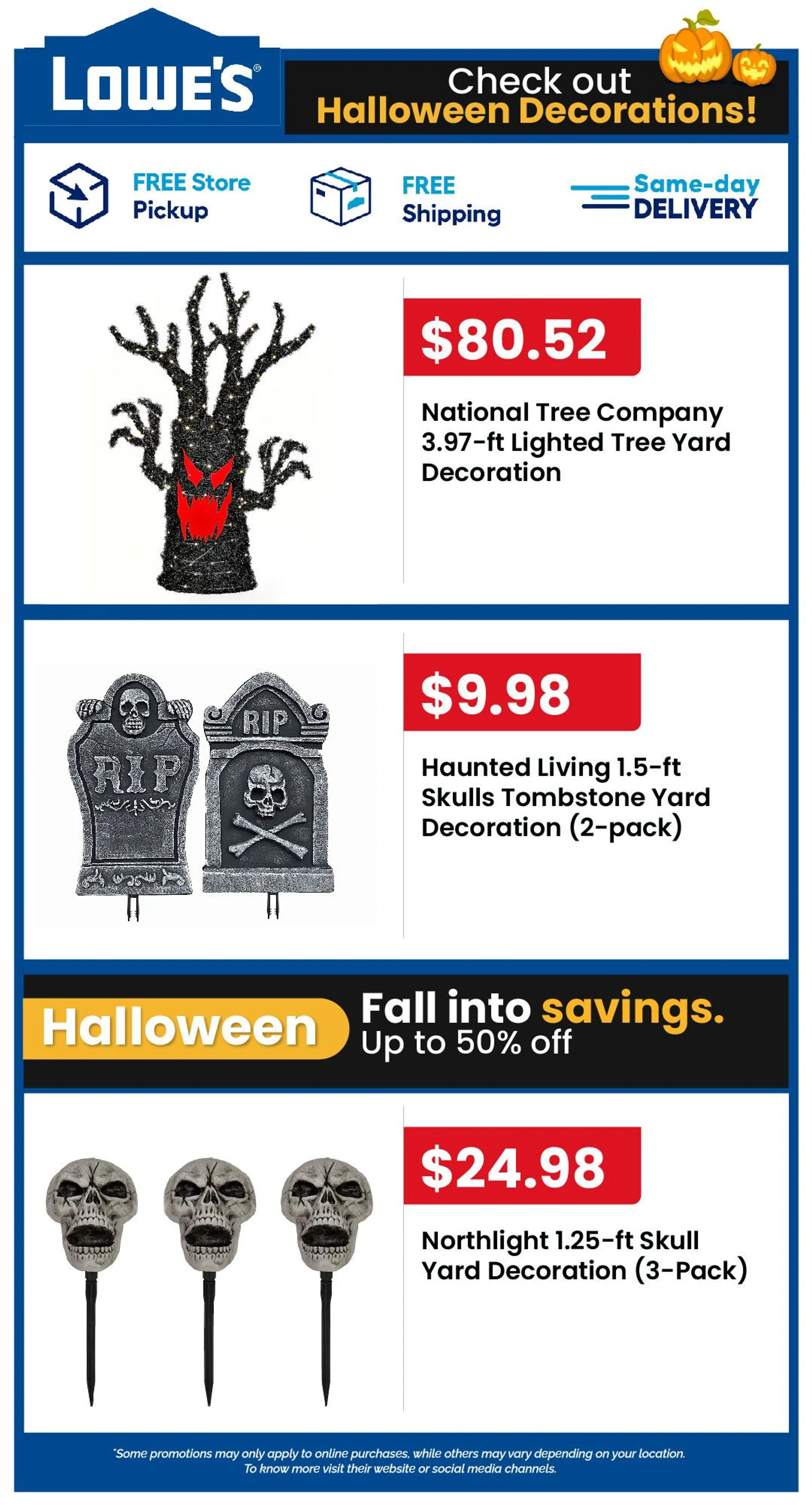 Weekly ad Lowe's Halloween sales from September 27 to October 31 2024 - Page 7