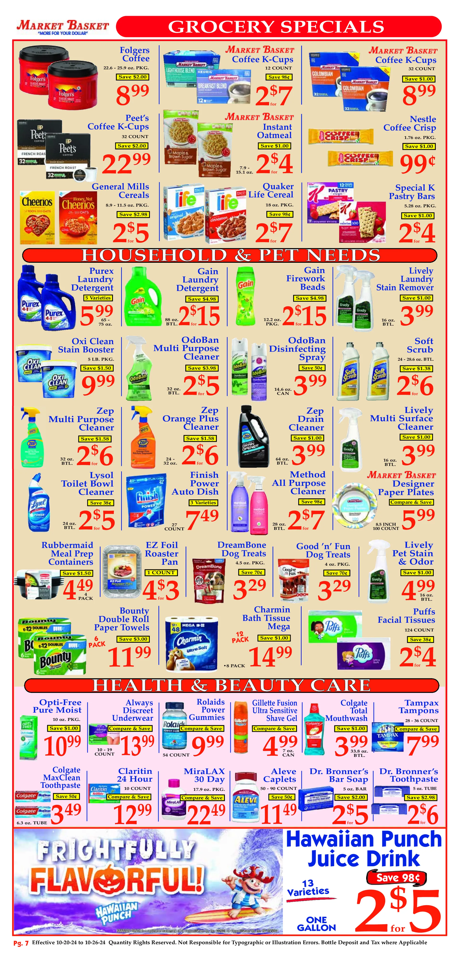 Weekly ad Market Basket sales from October 20 to October 26 2024 - Page 7