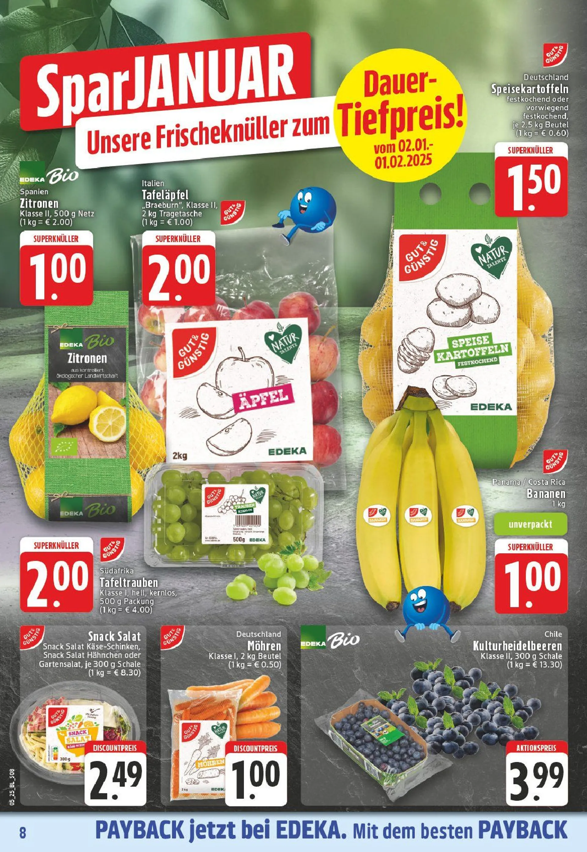 Edeka Prospekt von 27. Januar bis 1. Februar 2025 - Prospekt seite 8