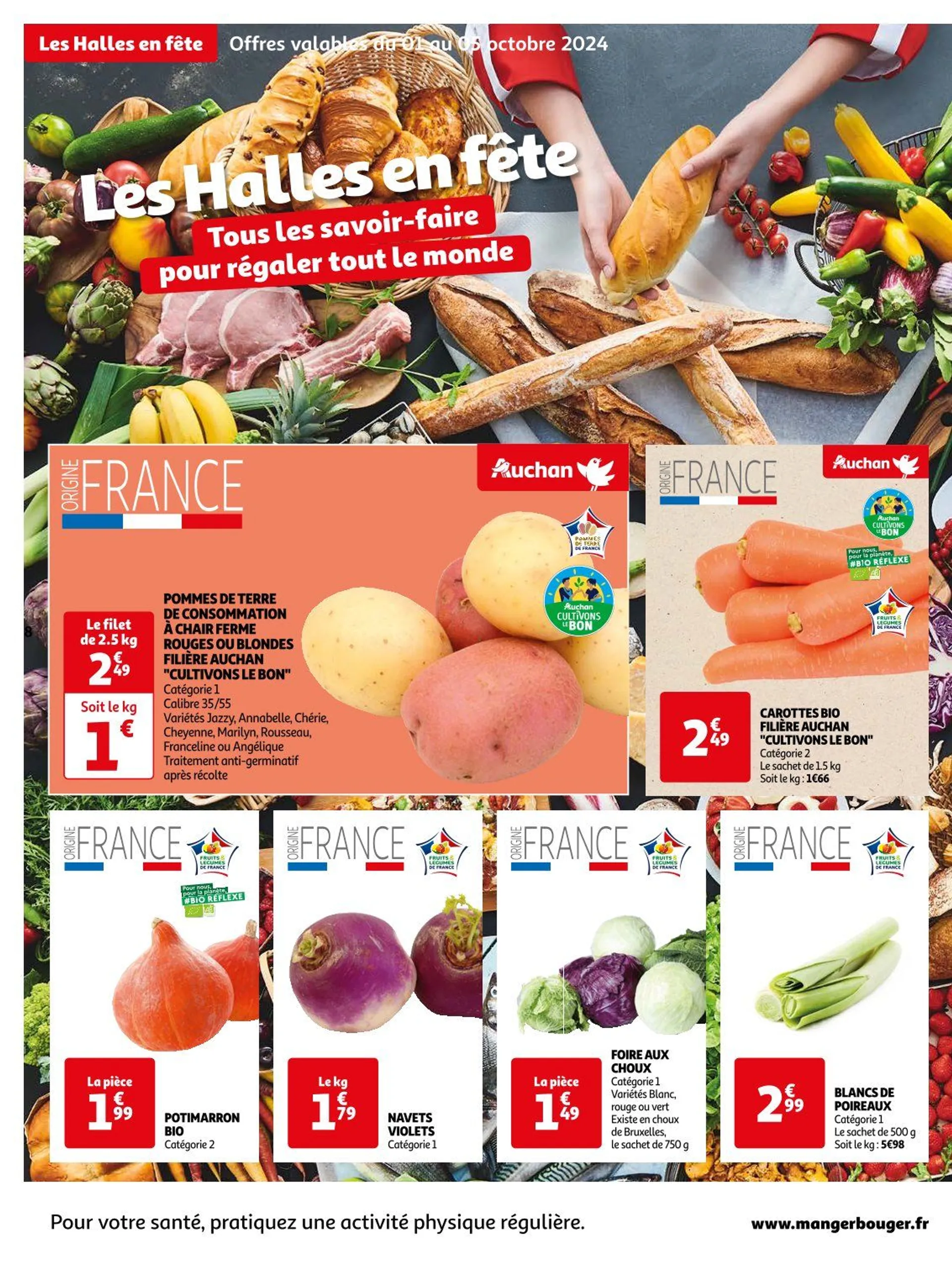 Auchan Offres de brochures du 1 octobre au 6 octobre 2024 - Catalogue page 8