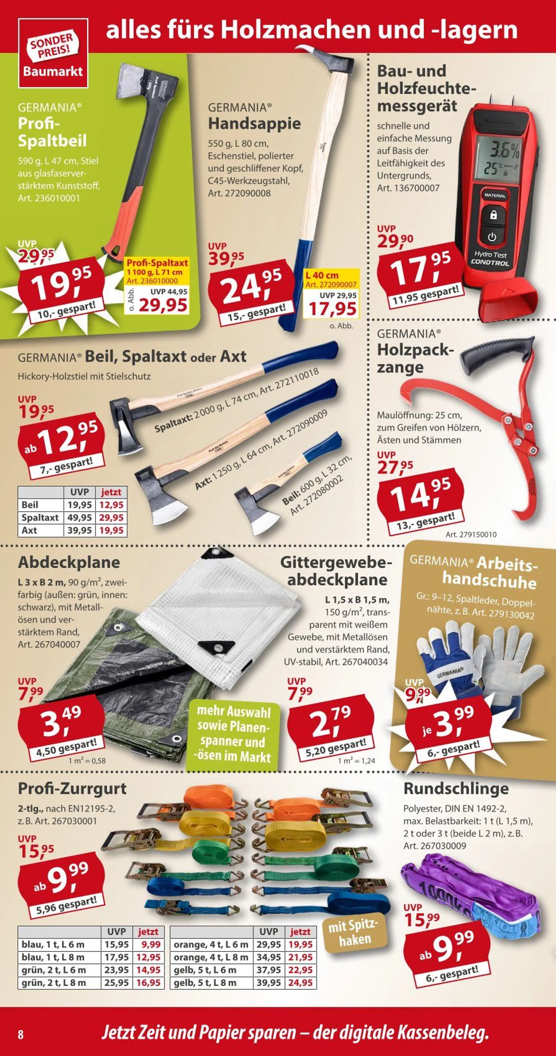 Sonderpreis-Baumarkt Prospekt von 4. Februar bis 7. Februar 2025 - Prospekt seite 8