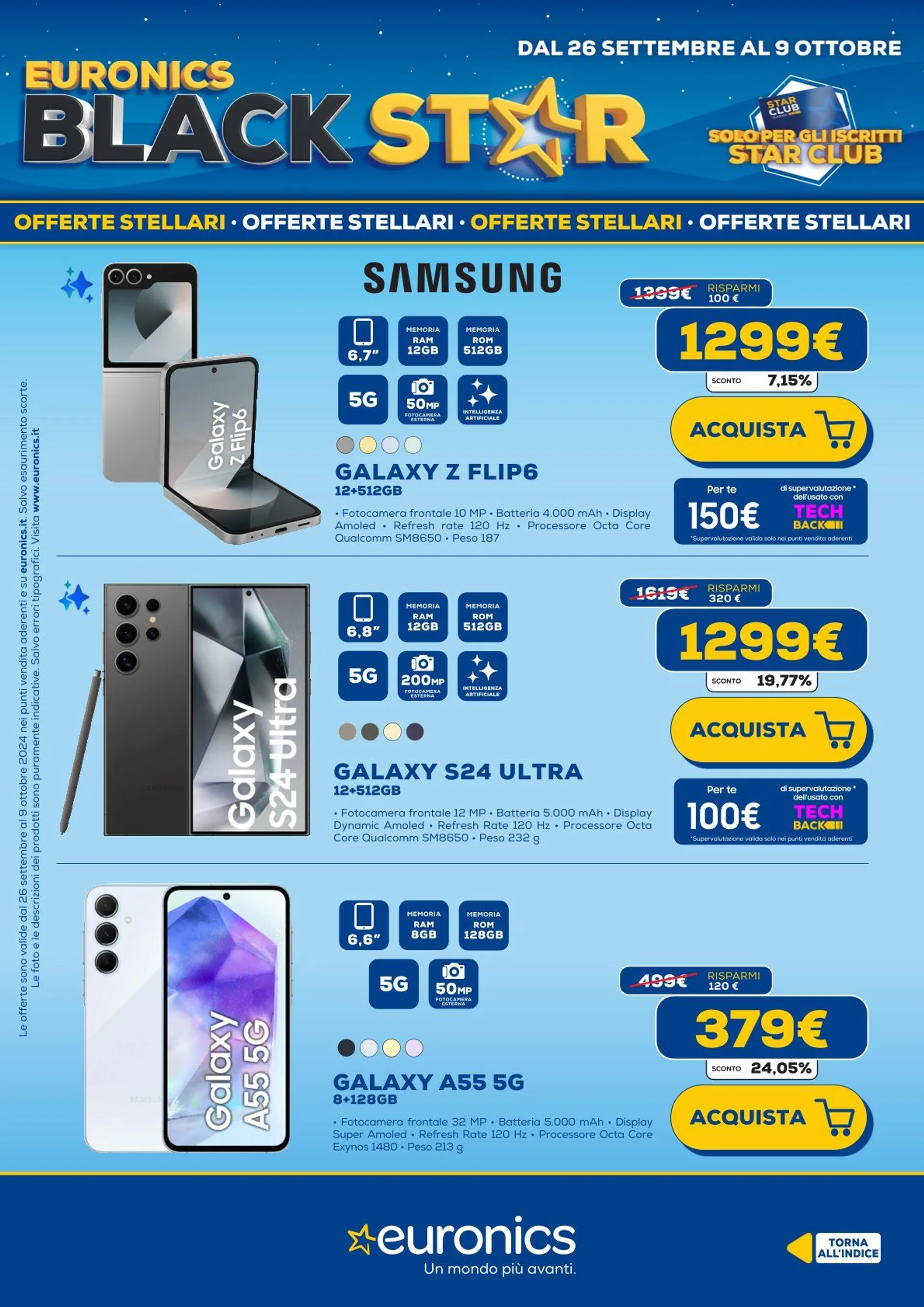 Euronics Brochure Offerte da 26 settembre a 9 ottobre di 2024 - Pagina del volantino 8